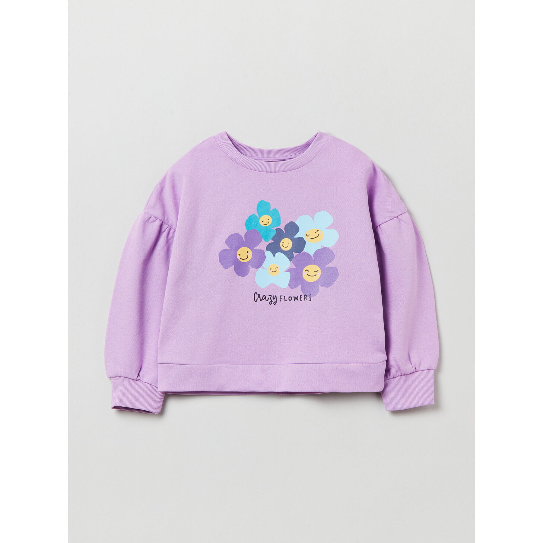OVS Суитшърт 1893089 Виолетов Regular Fit - Pepit.bg