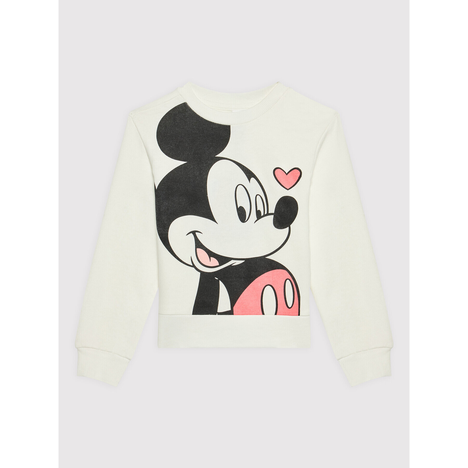 OVS Суитшърт MICKEY & FRIENDS 1349524 Бял Regular Fit - Pepit.bg