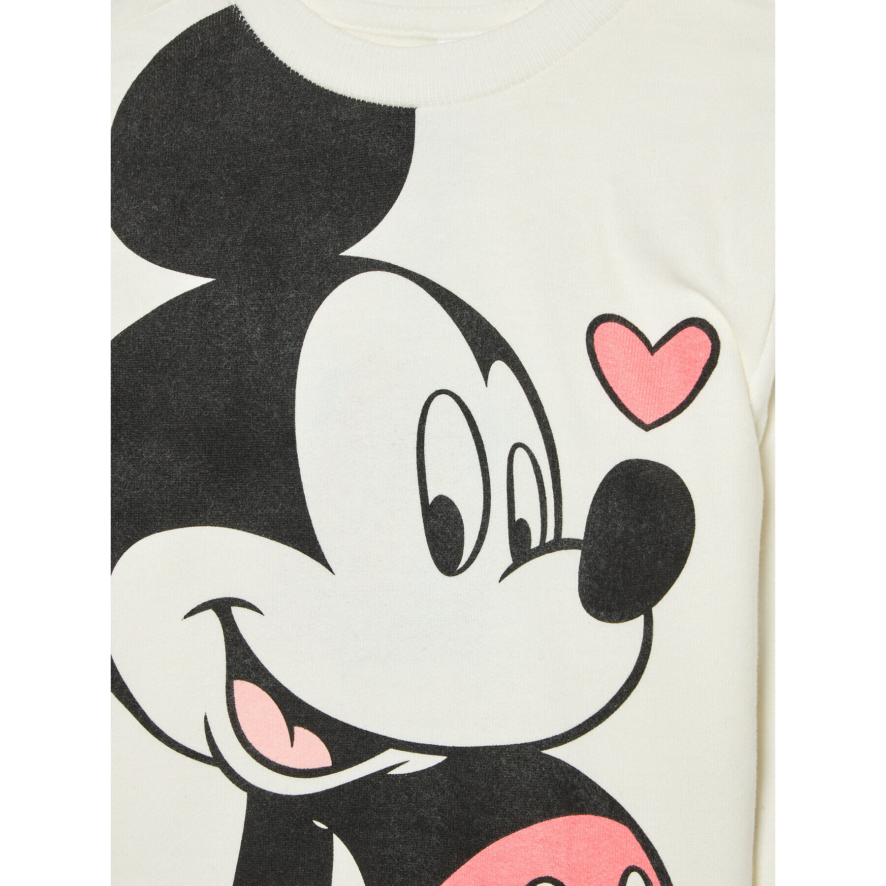 OVS Суитшърт MICKEY & FRIENDS 1349524 Бял Regular Fit - Pepit.bg