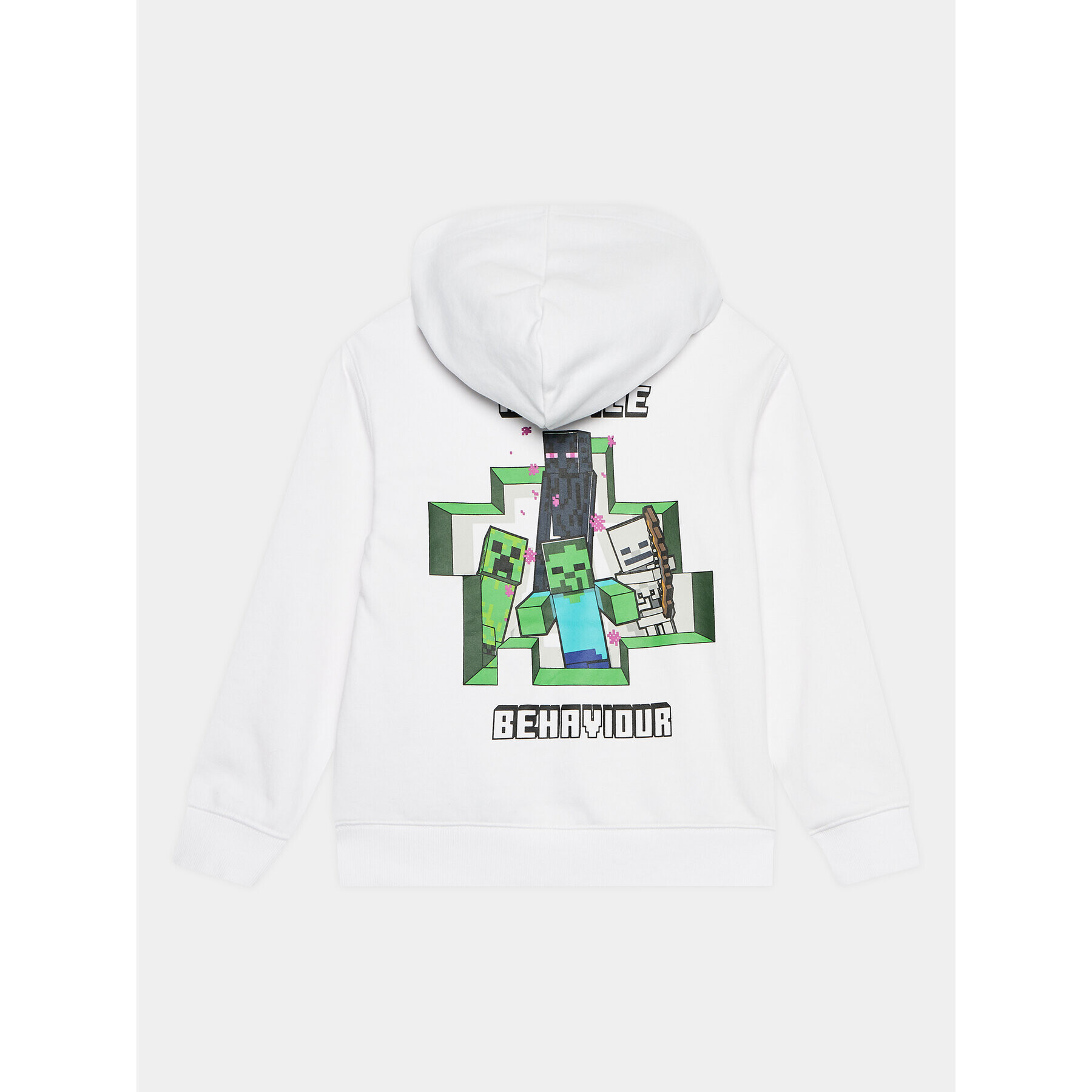 OVS Суитшърт MINECRAFT 1834709 Бял Regular Fit - Pepit.bg