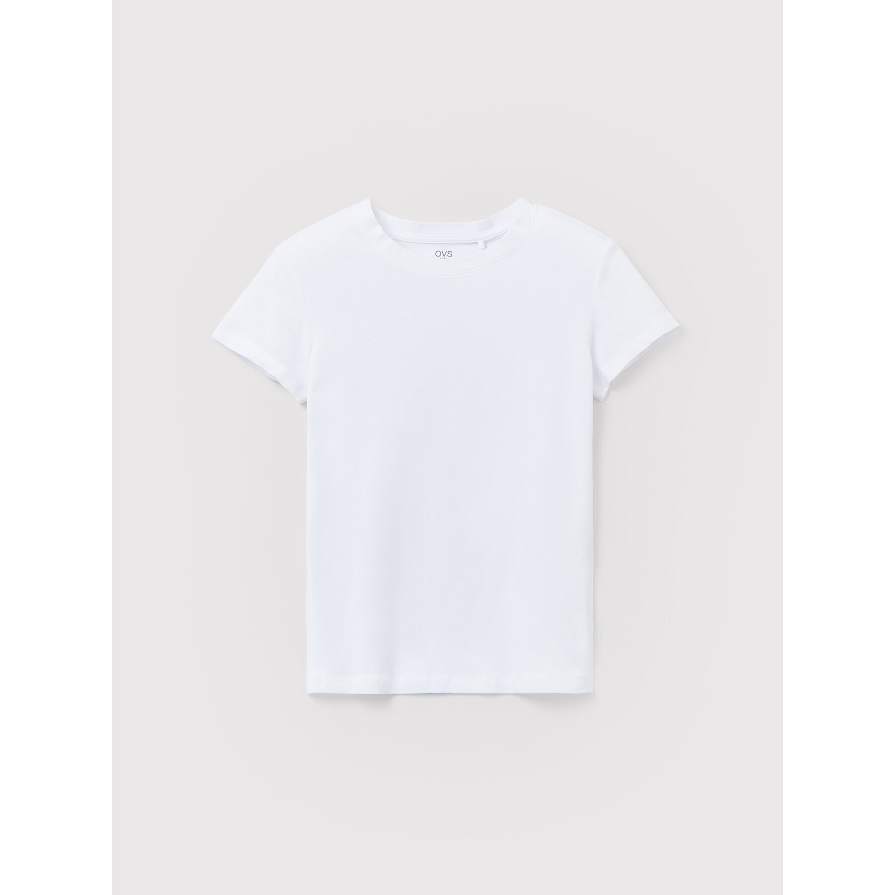 OVS Тишърт 1405356 Бял Regular Fit - Pepit.bg
