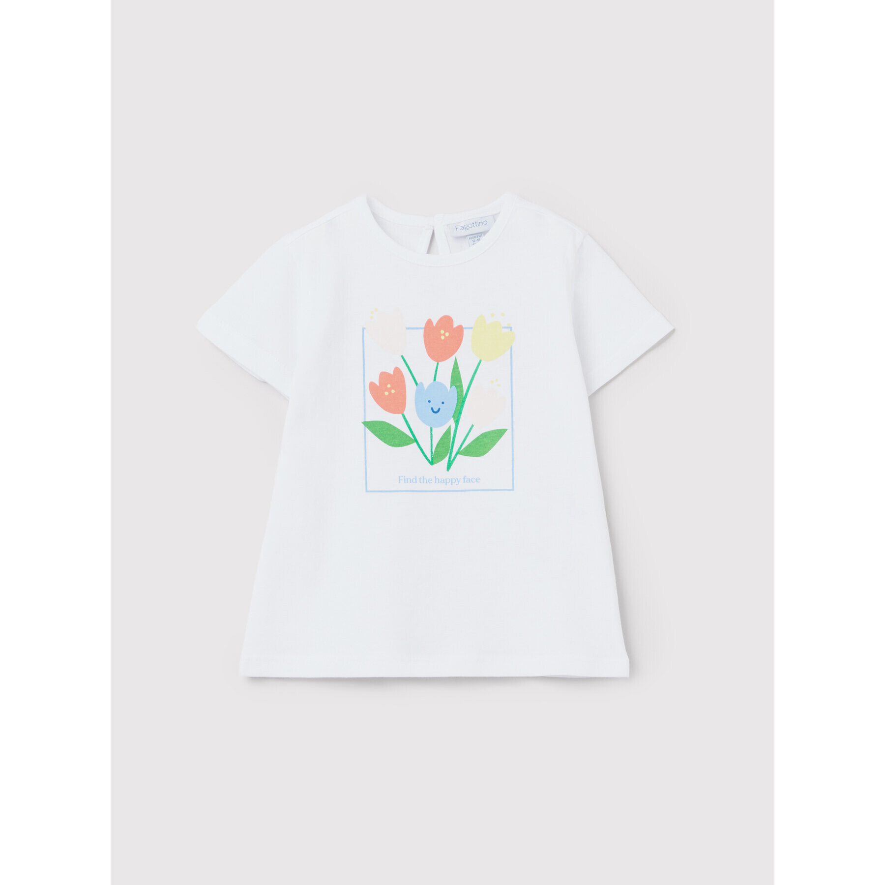 OVS Тишърт 1466572 Бял Regular Fit - Pepit.bg