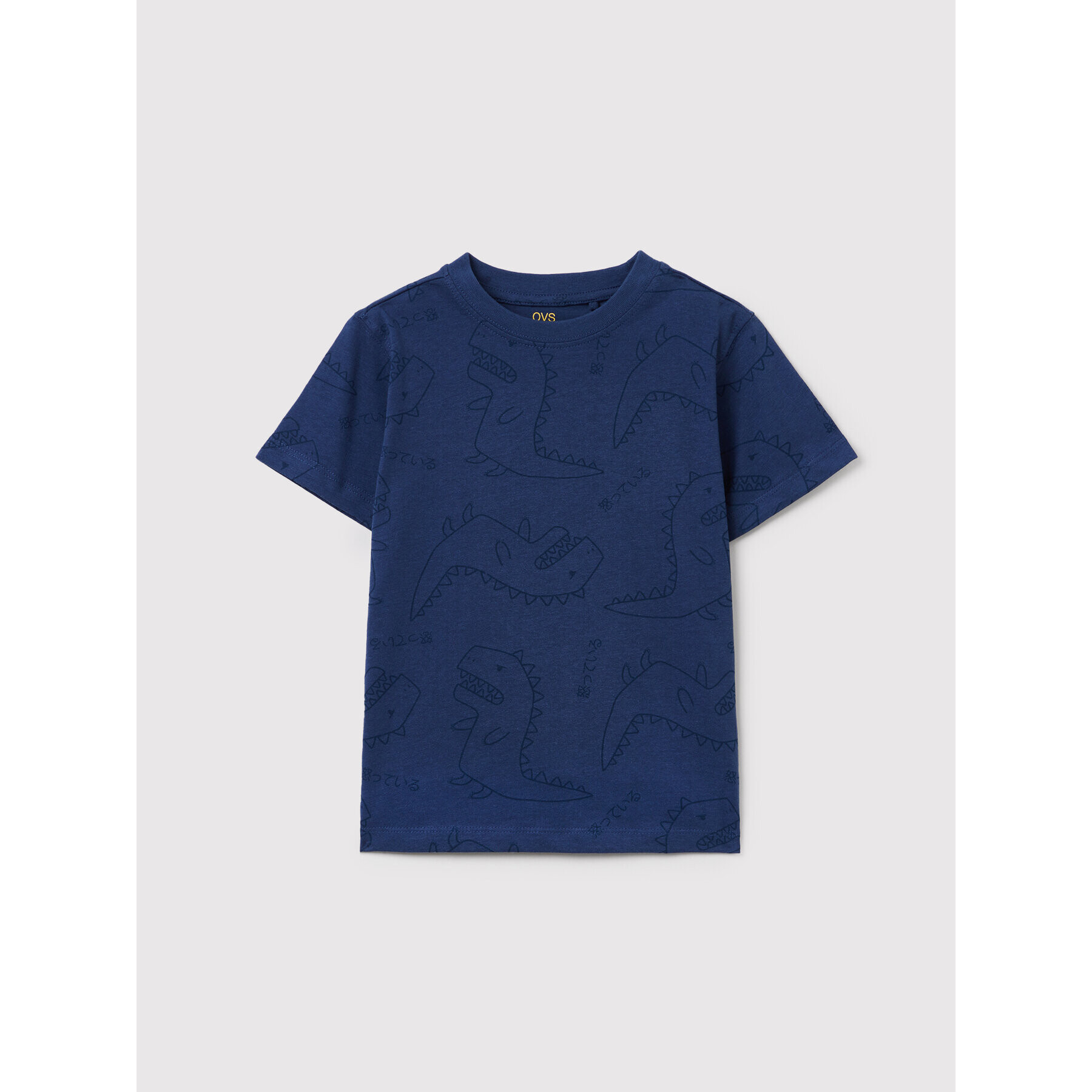 OVS Тишърт 1473860 Тъмносин Regular Fit - Pepit.bg