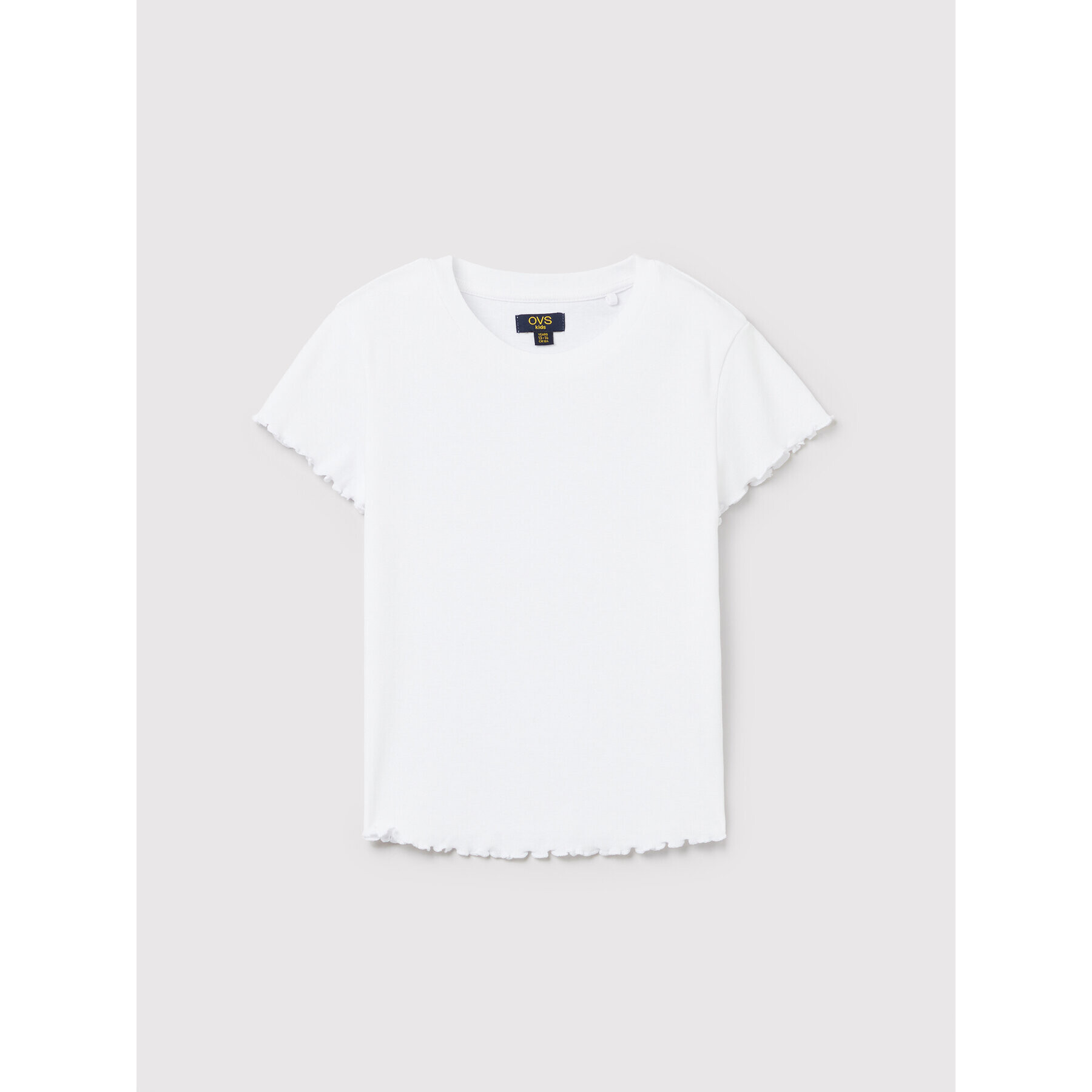 OVS Тишърт 1477247 Бял Regular Fit - Pepit.bg