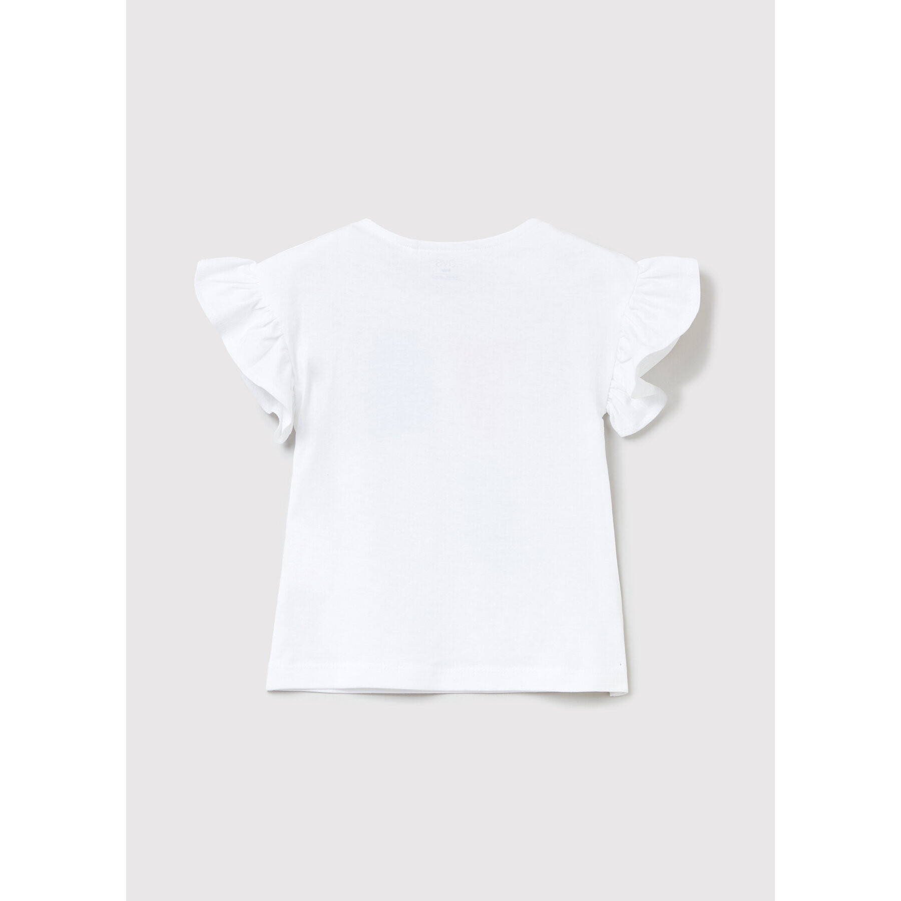 OVS Тишърт 1483116 Бял Regular Fit - Pepit.bg