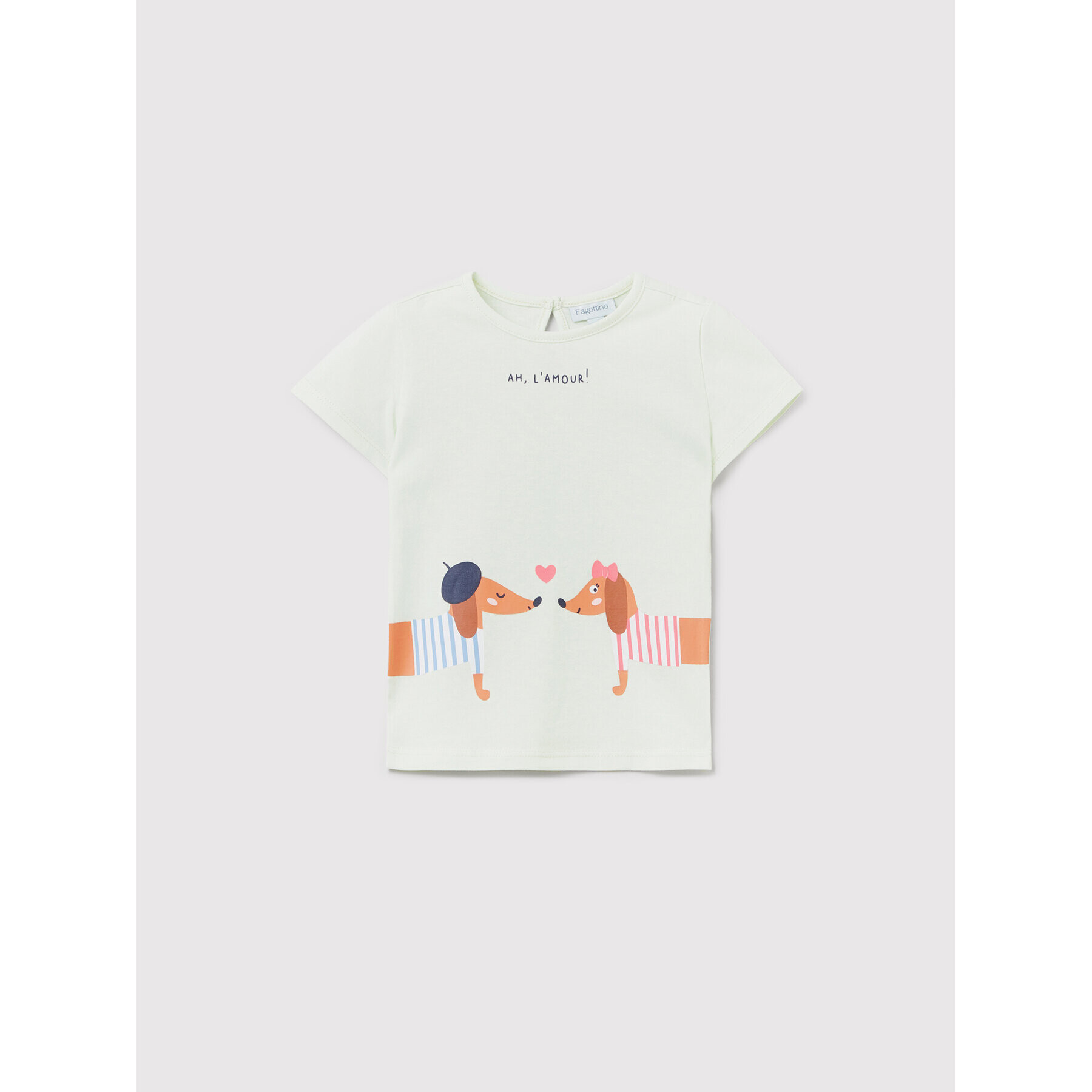 OVS Тишърт 1497102 Зелен Regular Fit - Pepit.bg