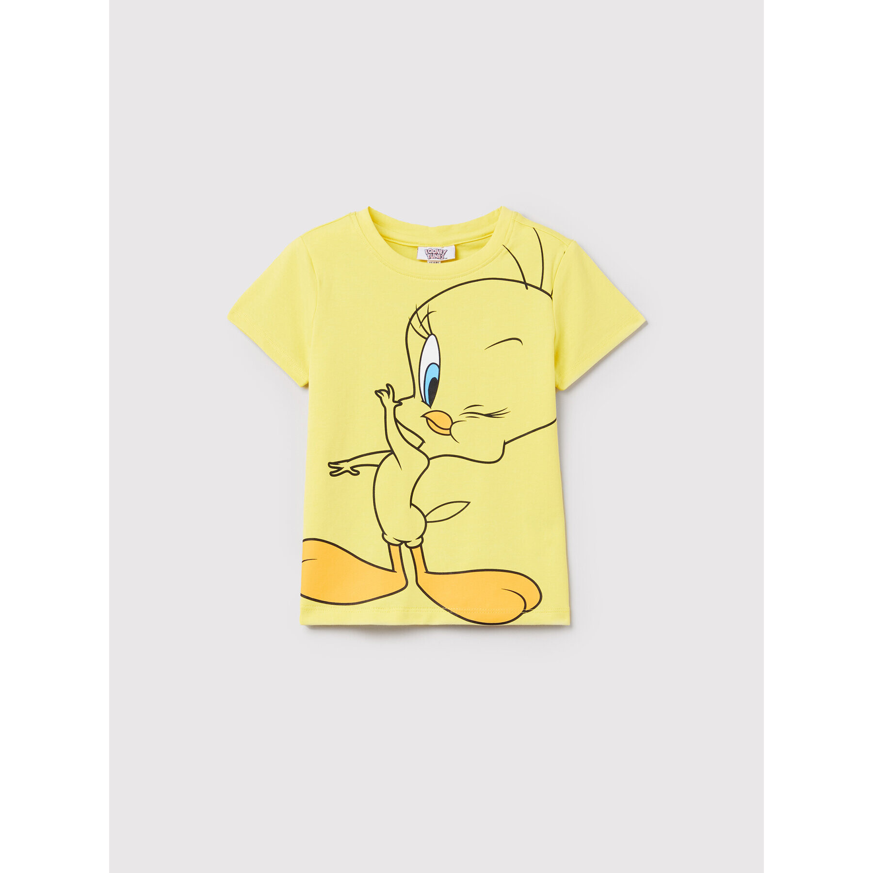OVS Тишърт LOONEY TUNES 1439104 Жълт Regular Fit - Pepit.bg