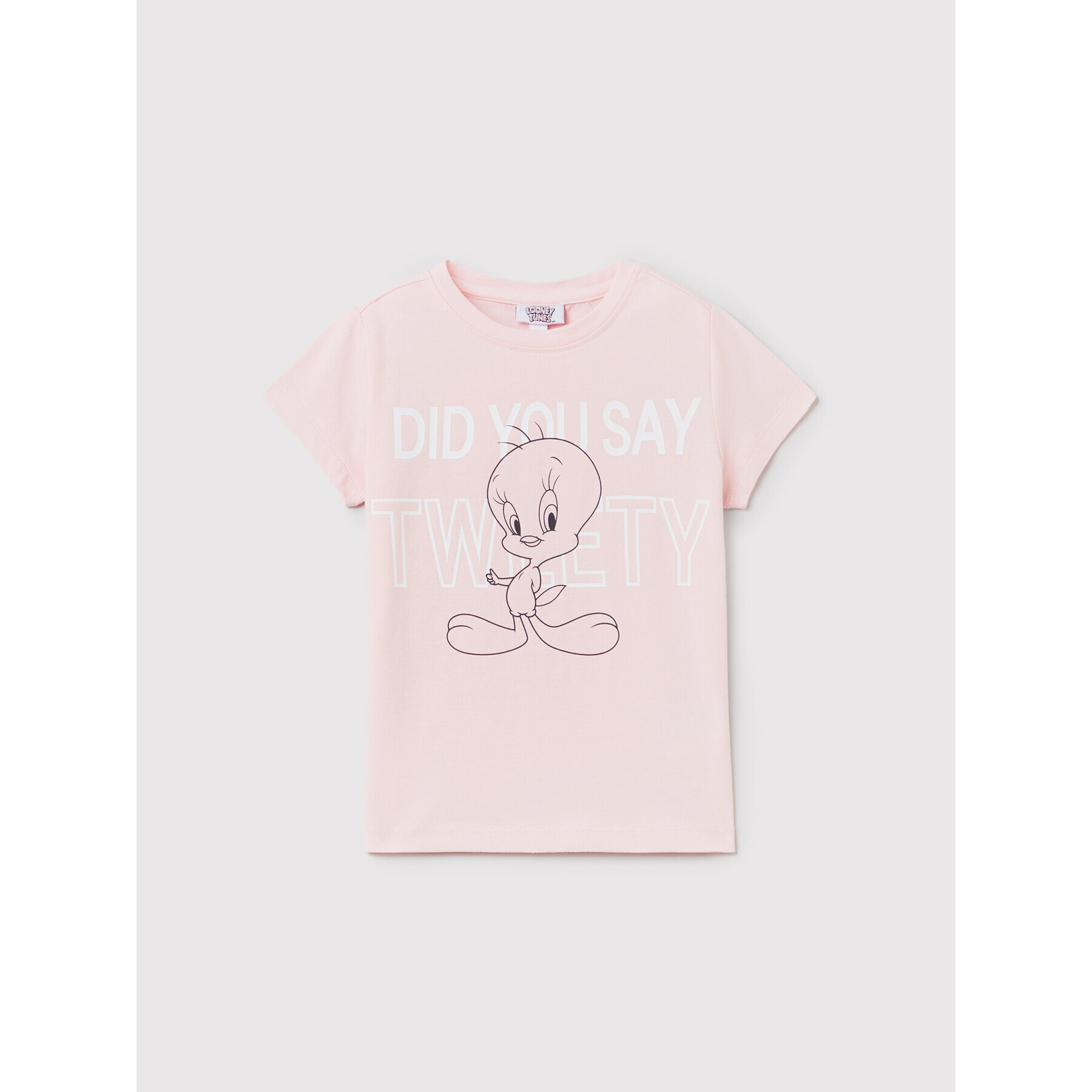OVS Тишърт LOONEY TUNES 1439111 Розов Regular Fit - Pepit.bg