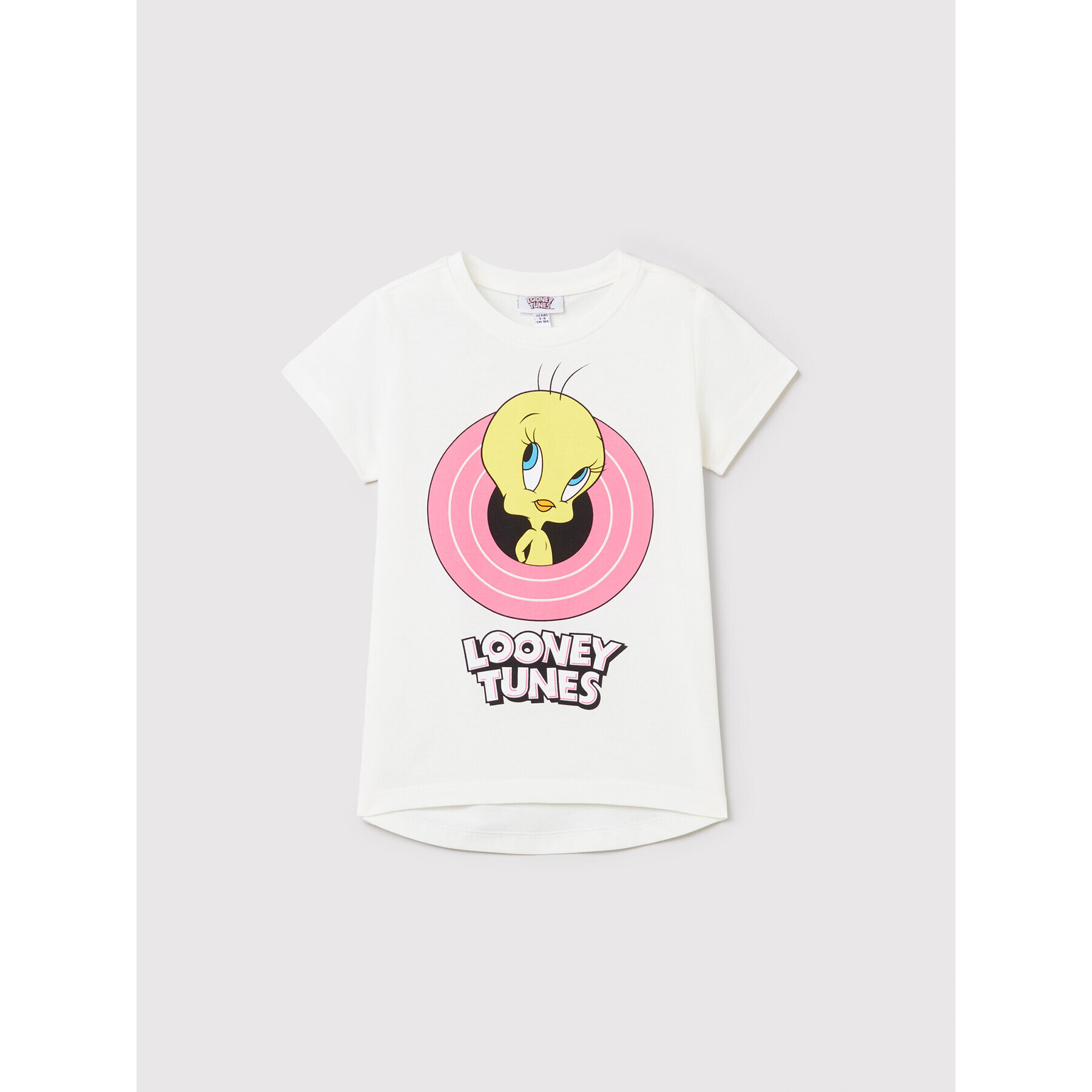 OVS Тишърт LOONEY TUNES 1439118 Бял Regular Fit - Pepit.bg