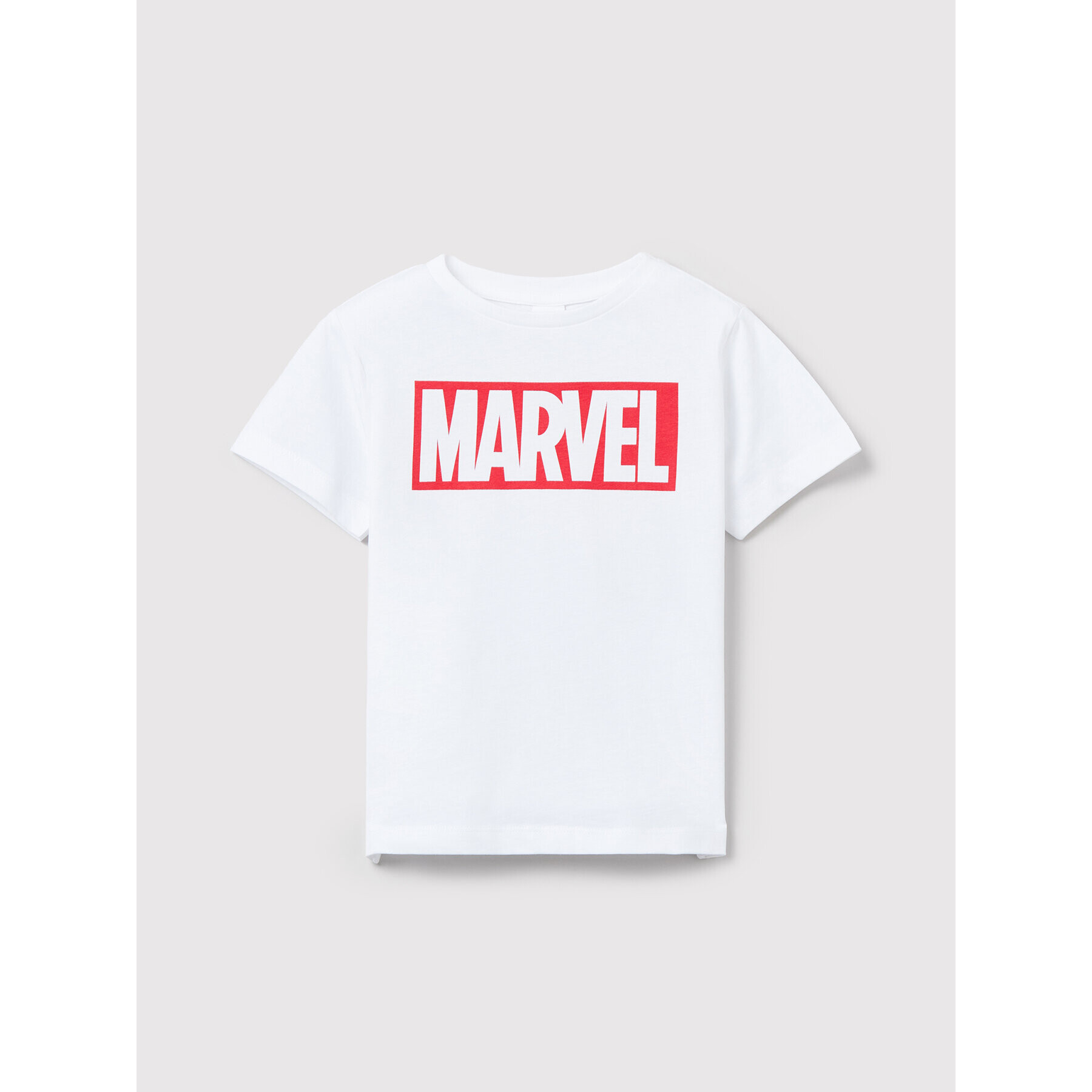 OVS Тишърт MARVEL 1514534 Бял Regular Fit - Pepit.bg