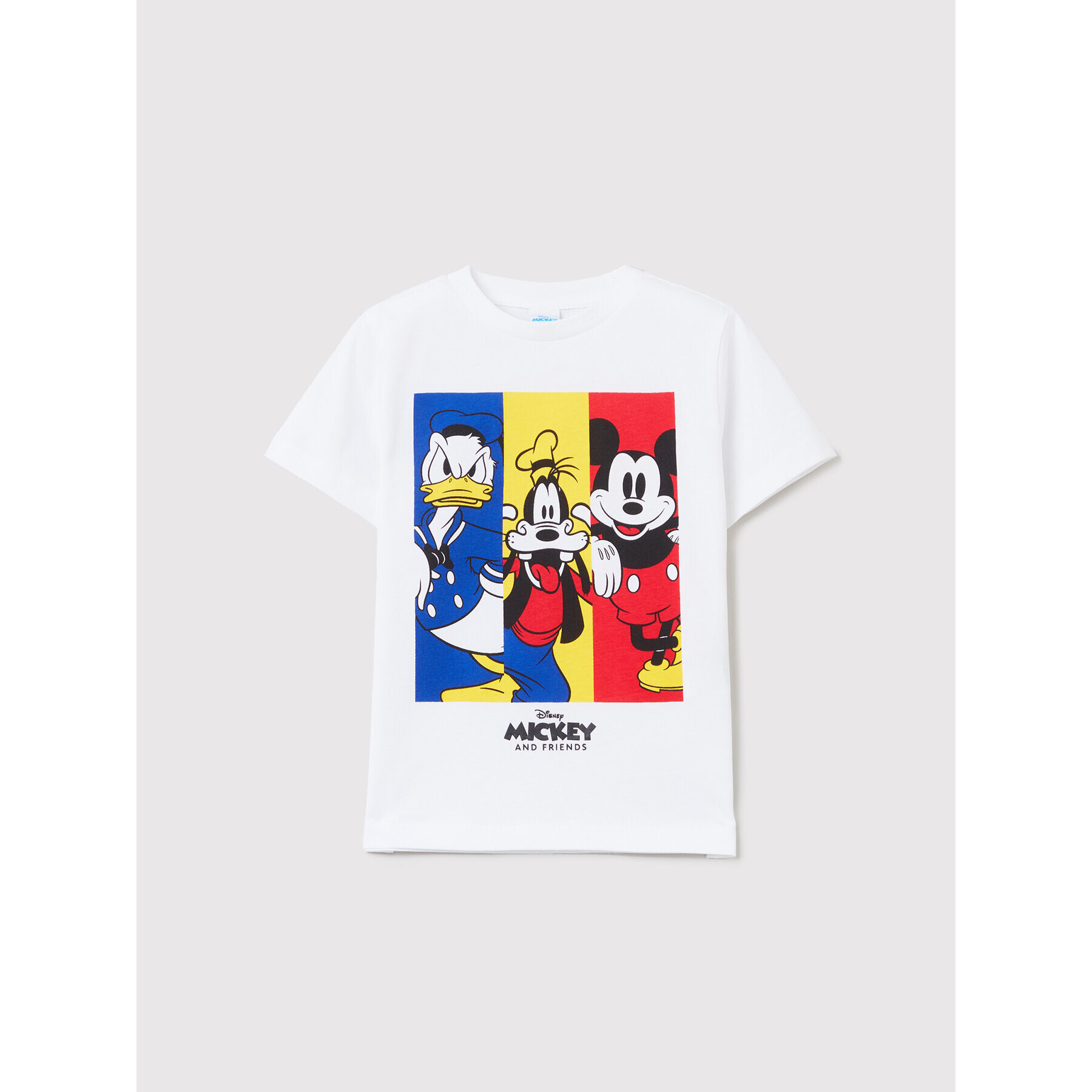 OVS Тишърт MICKEY & FRIENDS 1484756 Бял Regular Fit - Pepit.bg