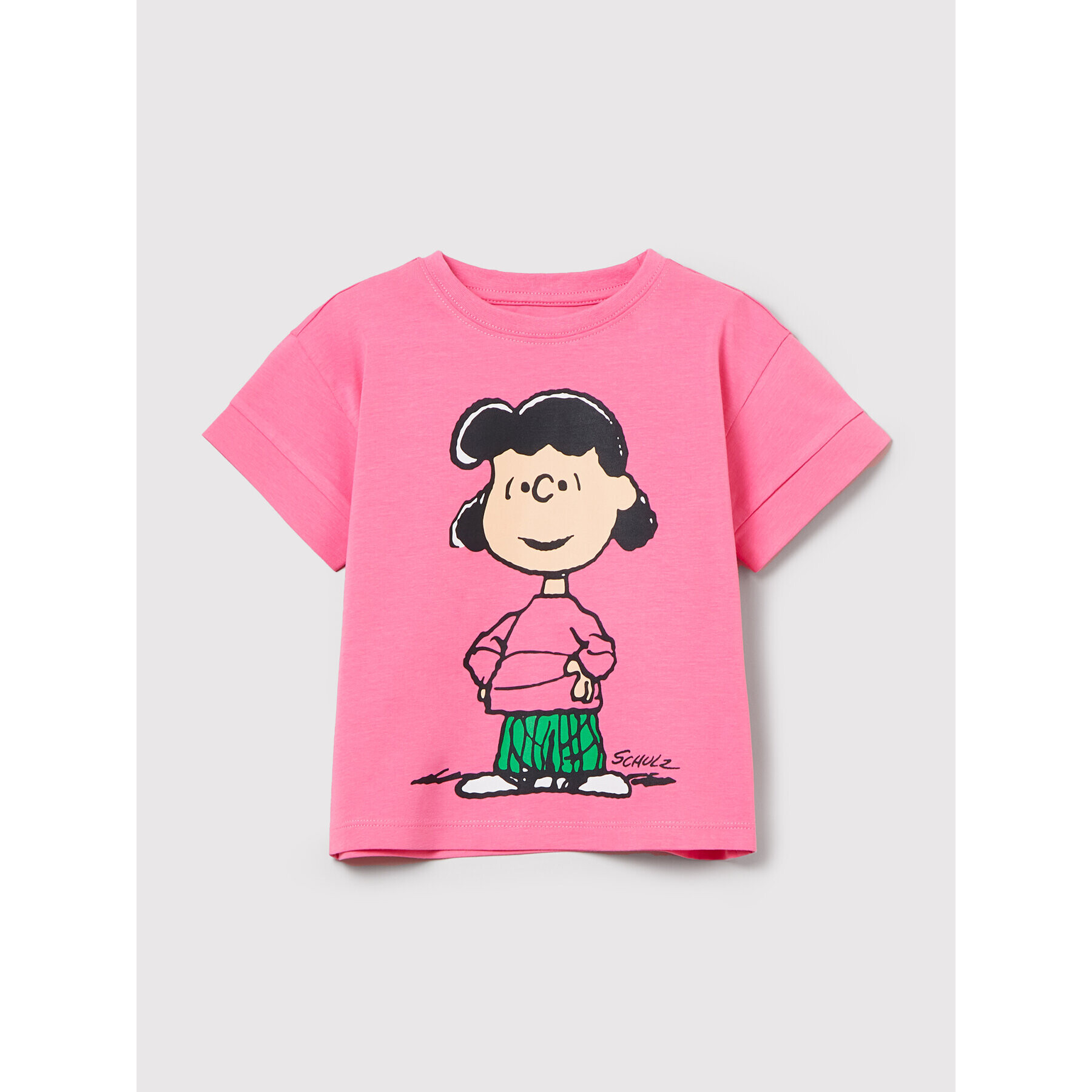 OVS Тишърт PEANUTS 1449504 Розов Regular Fit - Pepit.bg