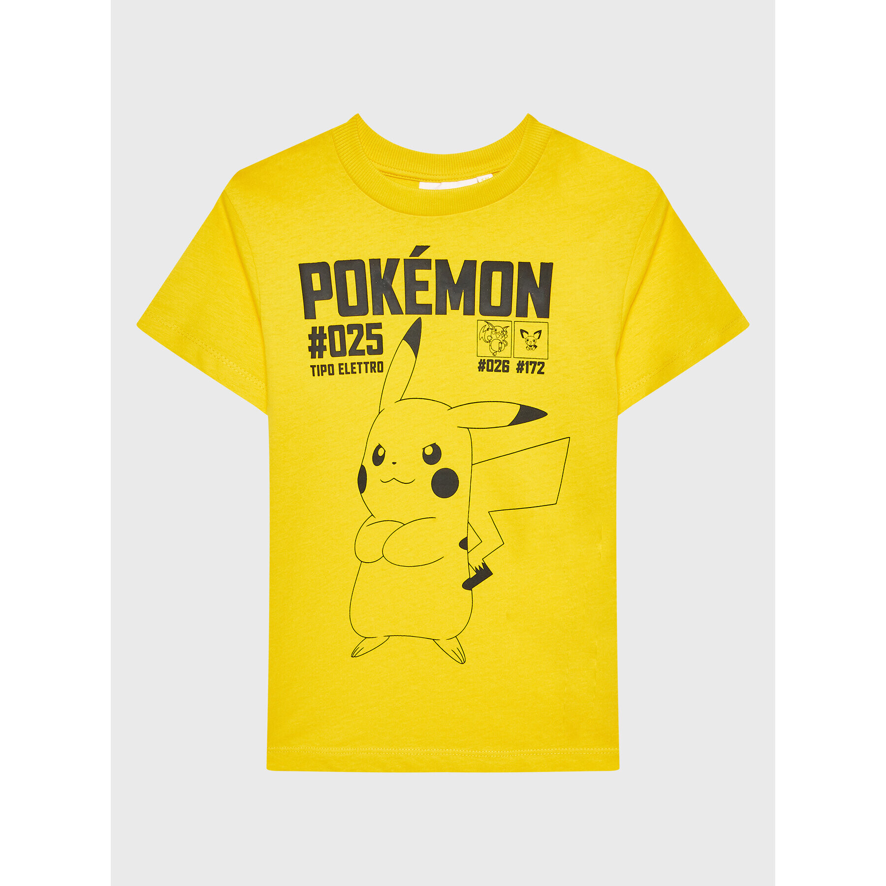 OVS Тишърт POKEMON 1706720 Жълт Regular Fit - Pepit.bg