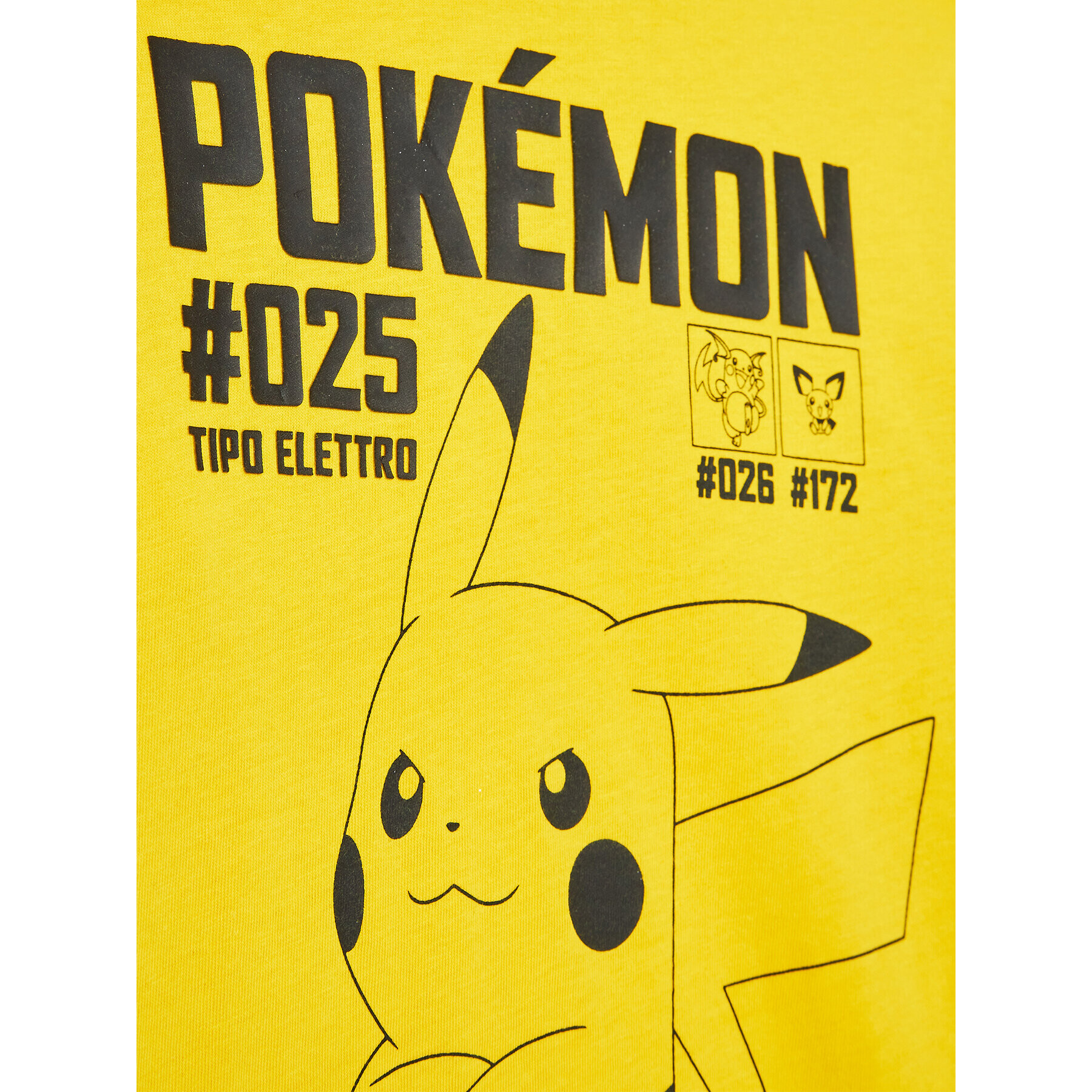 OVS Тишърт POKEMON 1706720 Жълт Regular Fit - Pepit.bg