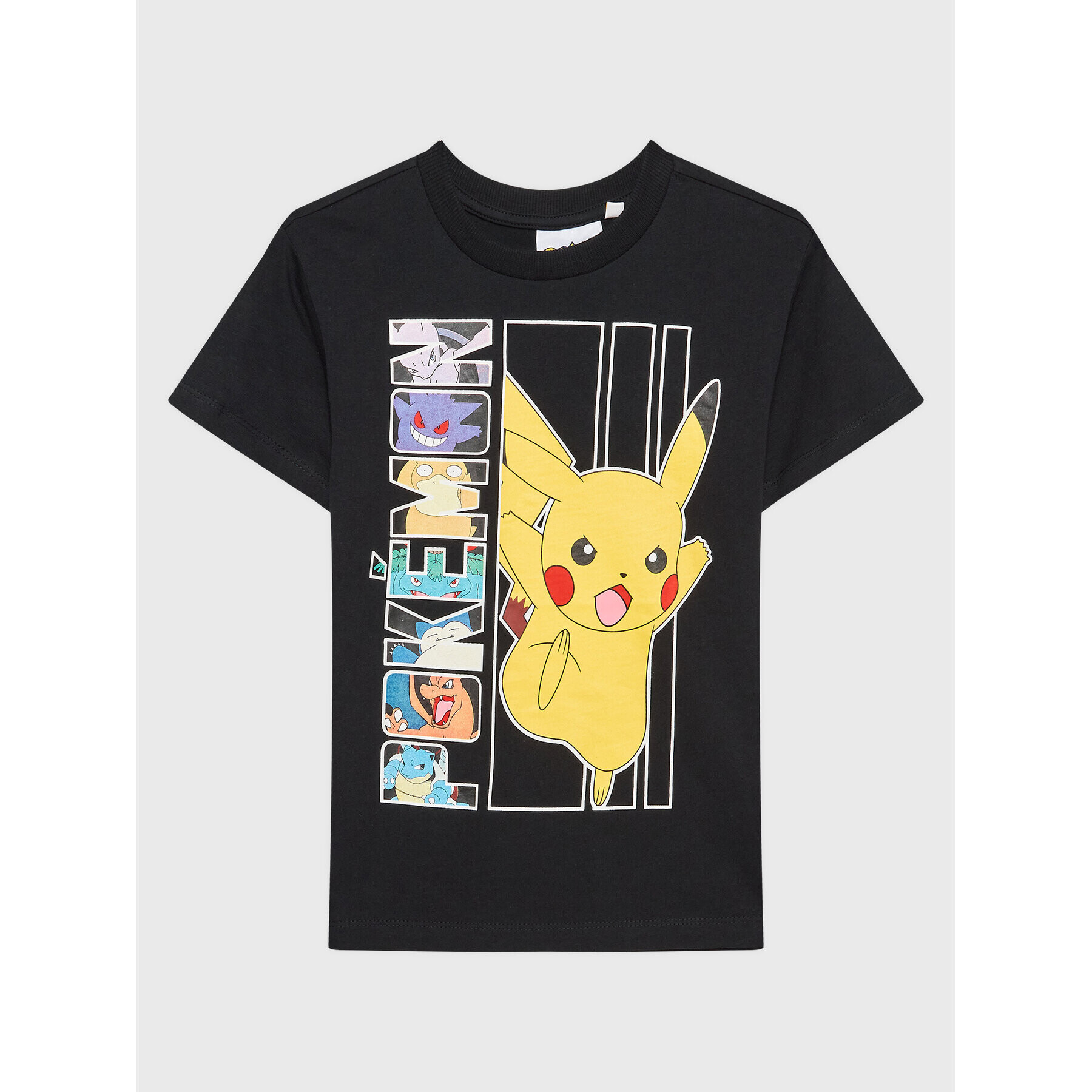 OVS Тишърт POKEMON 1706726 Черен Regular Fit - Pepit.bg