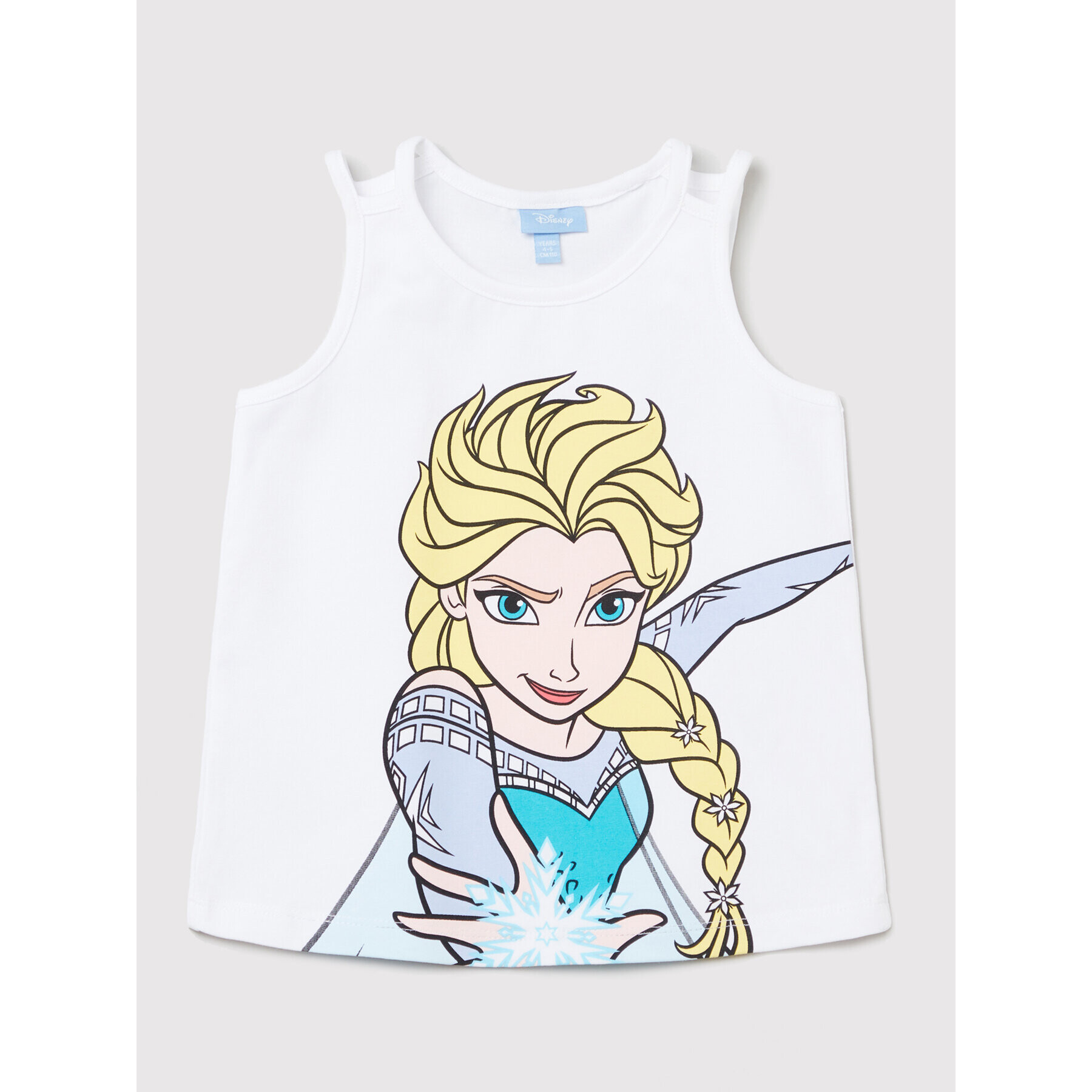 OVS топ FROZEN 1519267 Бял Regular Fit - Pepit.bg