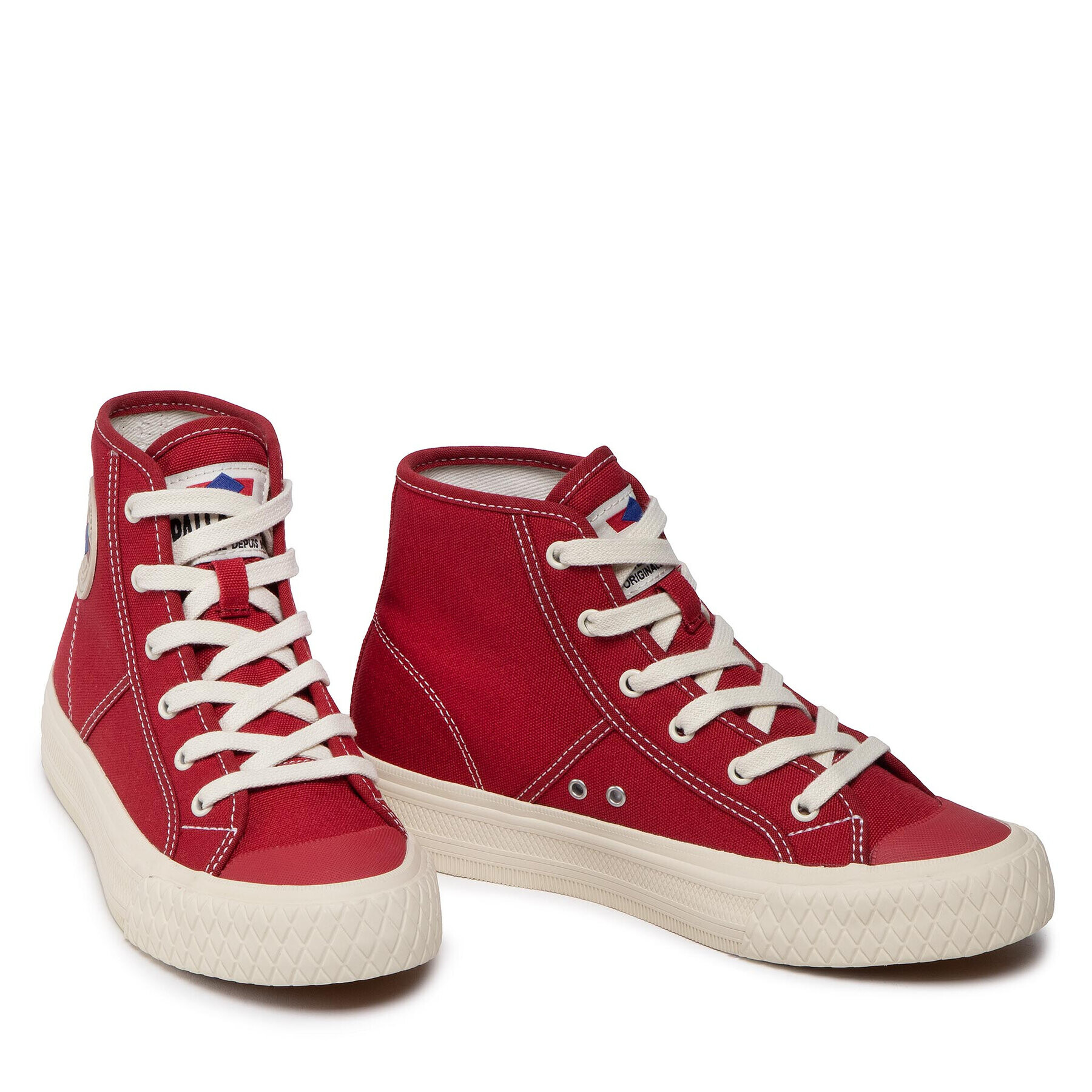 Palladium Кецове Palla Louvel 77461-607-M Червен - Pepit.bg