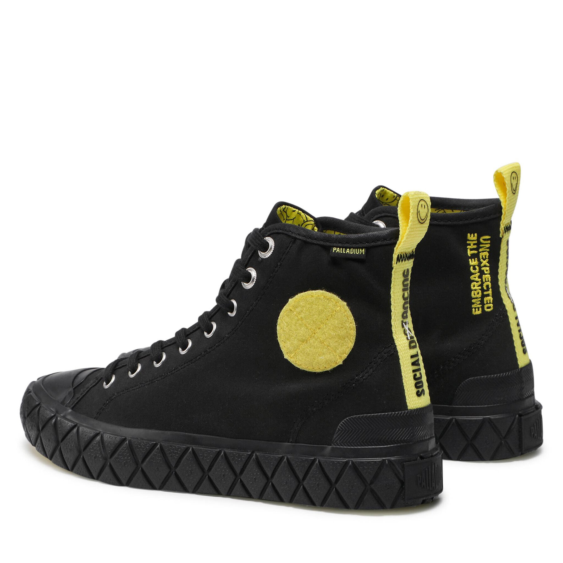 Palladium Кецове Palla Sce Smiley Mid 77177-008-M Черен - Pepit.bg