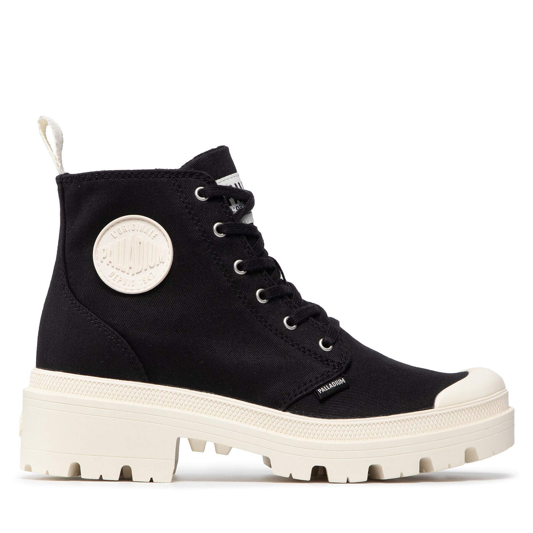 Palladium Кецове Plbase Twill W 96907-030-M Черен - Pepit.bg