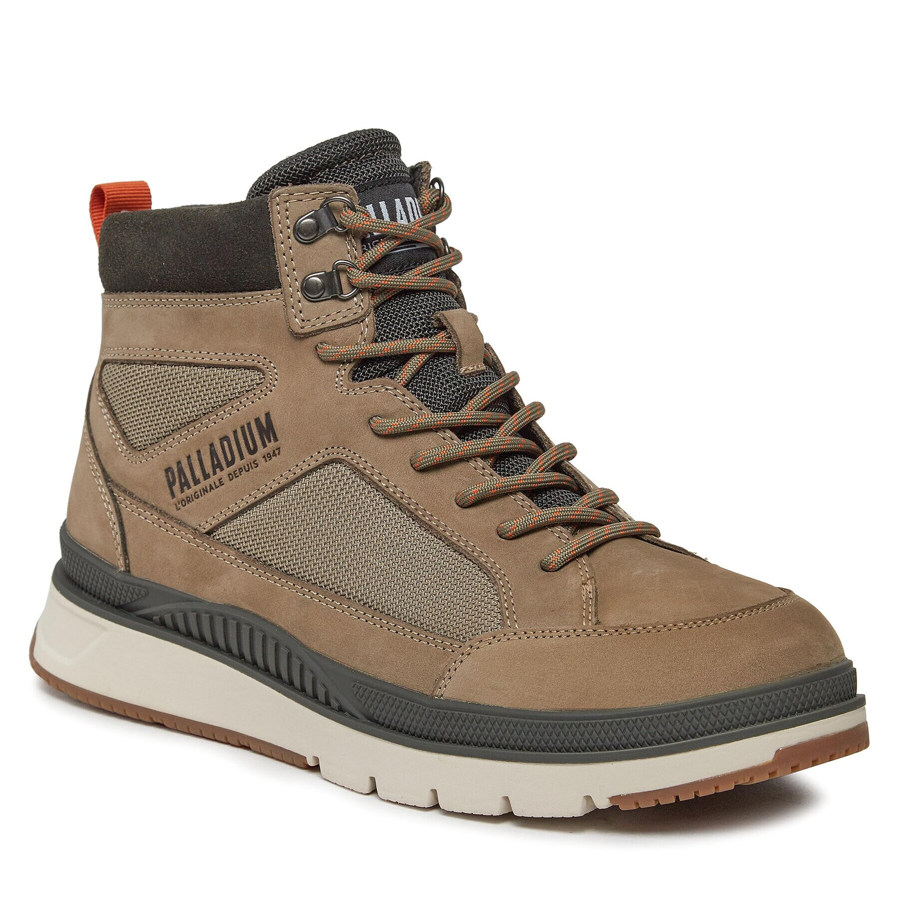 Palladium Сникърси Pallasider Mid Cuff 08878-377-M Каки - Pepit.bg