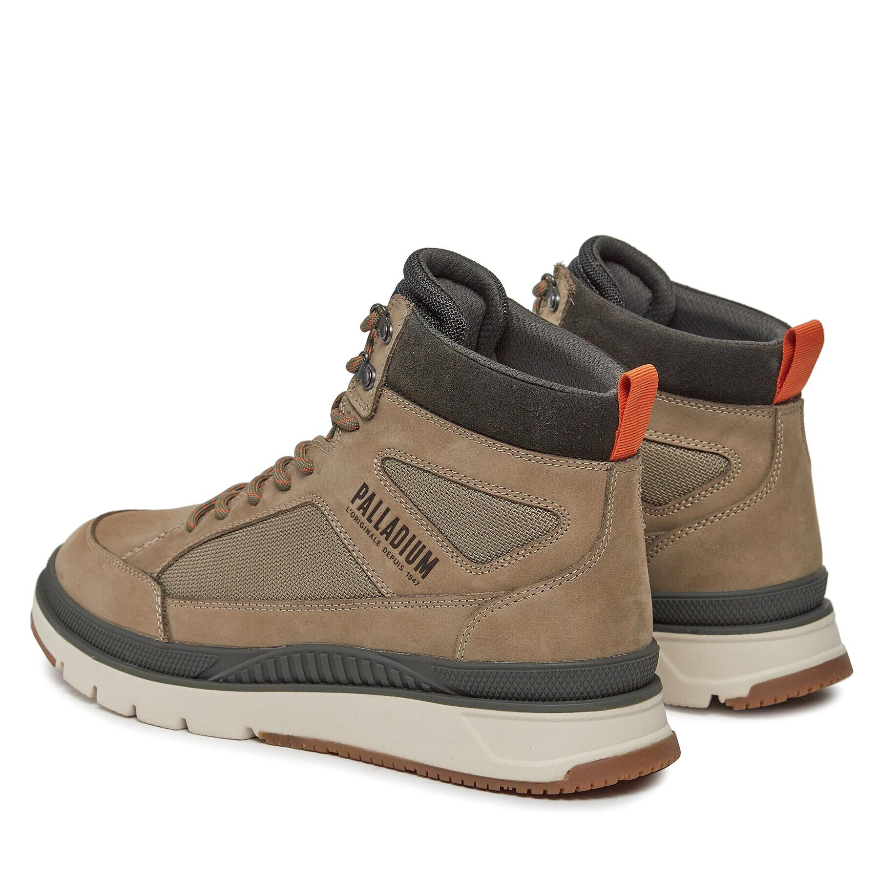 Palladium Сникърси Pallasider Mid Cuff 08878-377-M Каки - Pepit.bg