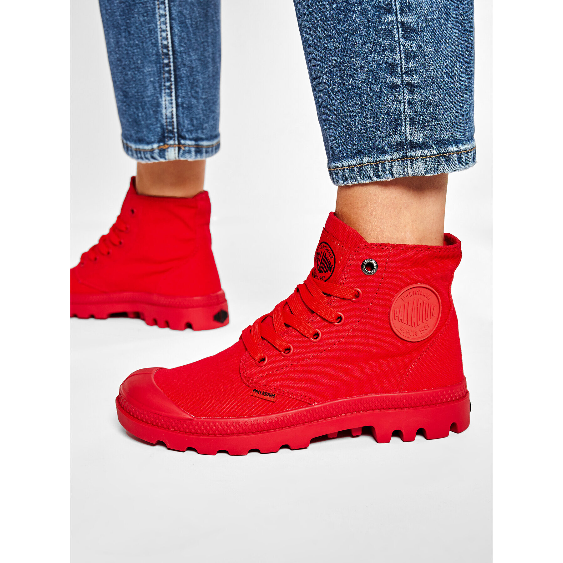 Palladium Туристически oбувки Mono Chrome 73089-600-M Червен - Pepit.bg