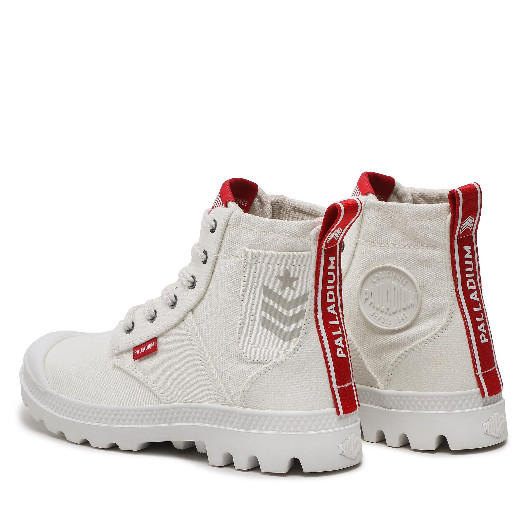 Palladium Туристически oбувки Pampa Hi Army 78583-116-M Бял - Pepit.bg