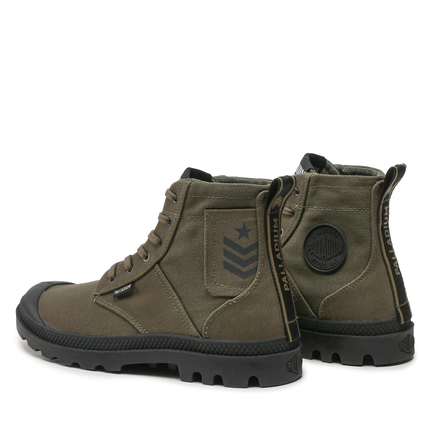 Palladium Туристически oбувки Pampa Hi Army 78583-309-M Каки - Pepit.bg