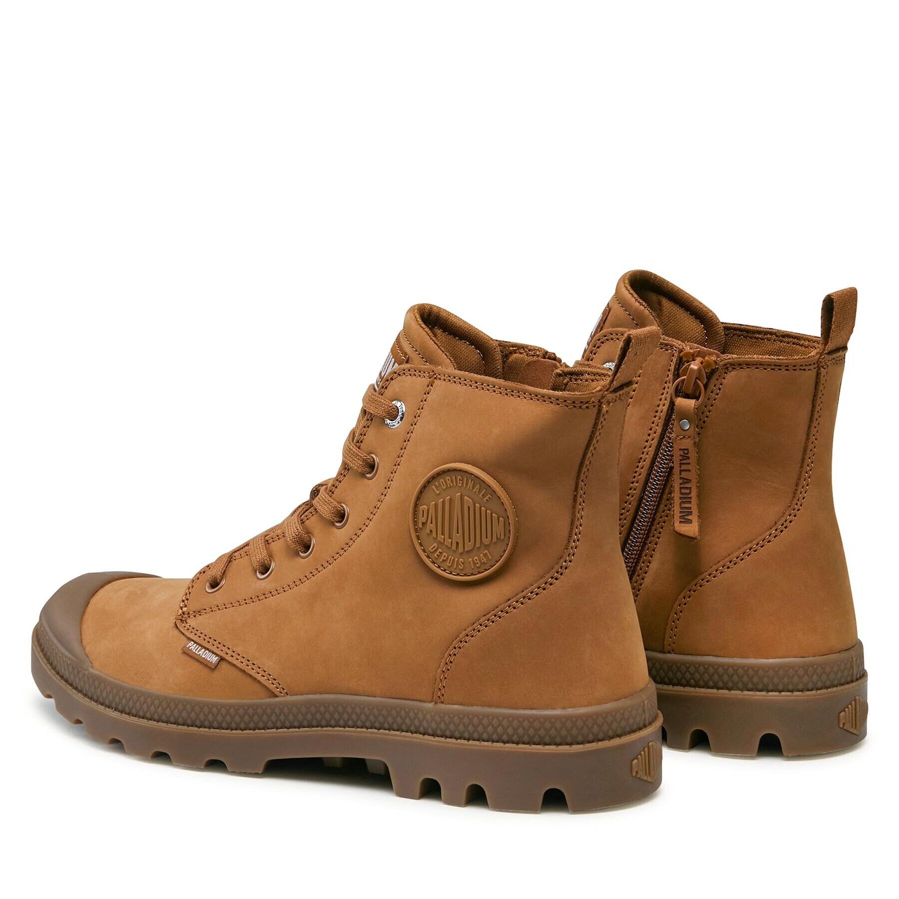 Palladium Туристически oбувки Pampa Hi Zip 06440-237-M Кафяв - Pepit.bg