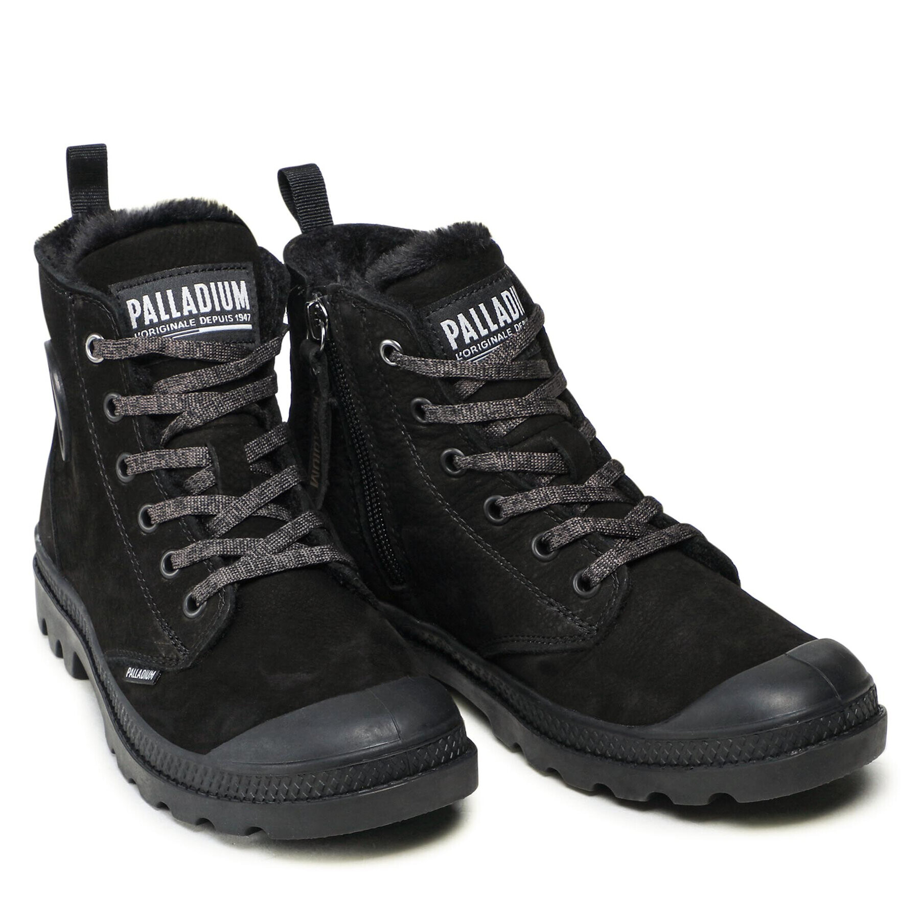 Palladium Туристически oбувки Pampa Hi Zip Wl 95982-010-M Черен - Pepit.bg