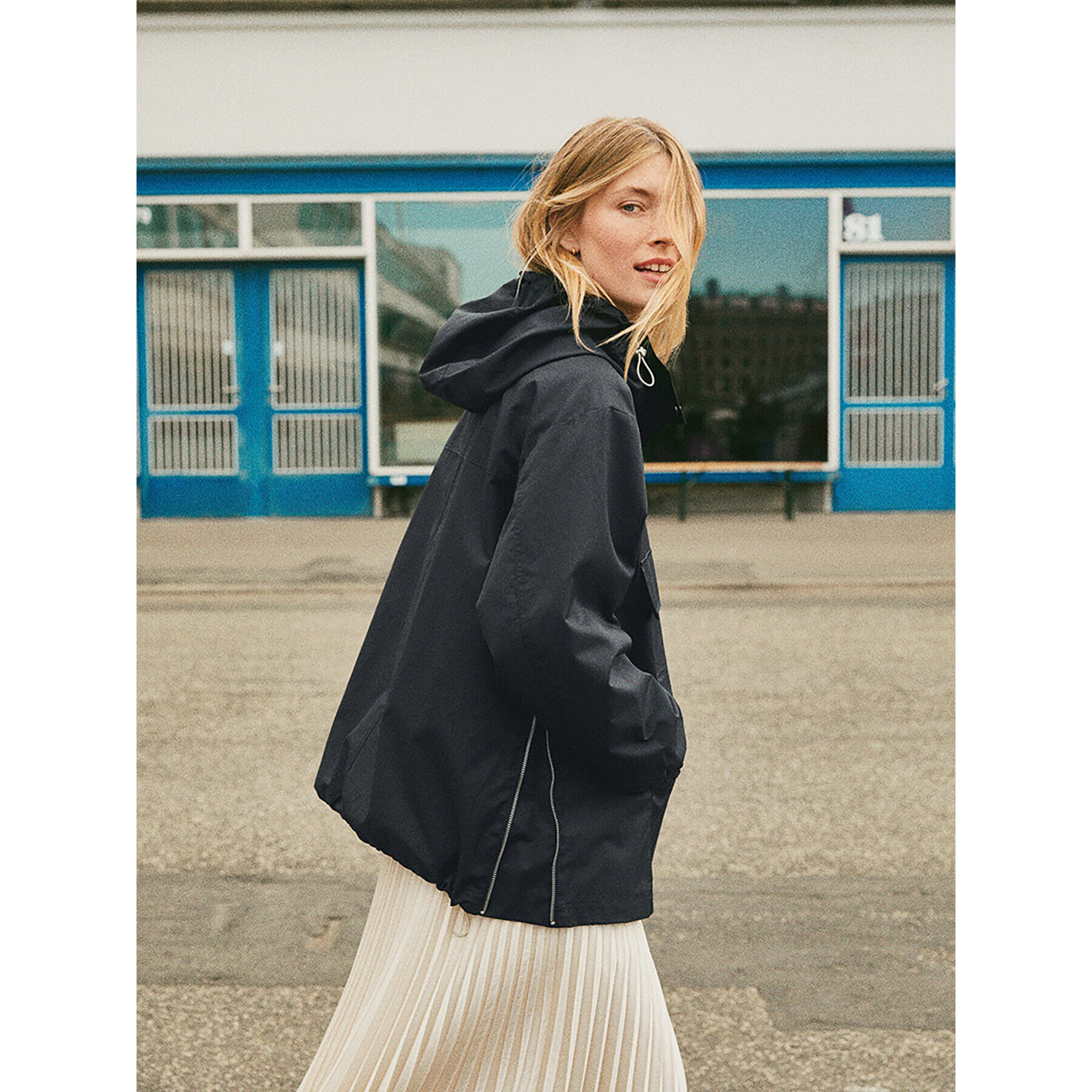 Part Two Анорак Skye 30307360 Тъмносин Loose Fit - Pepit.bg