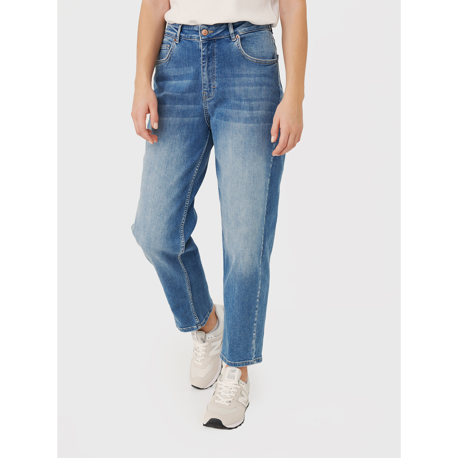 Part Two Дънки Hela 30305848 Син Mom Fit - Pepit.bg
