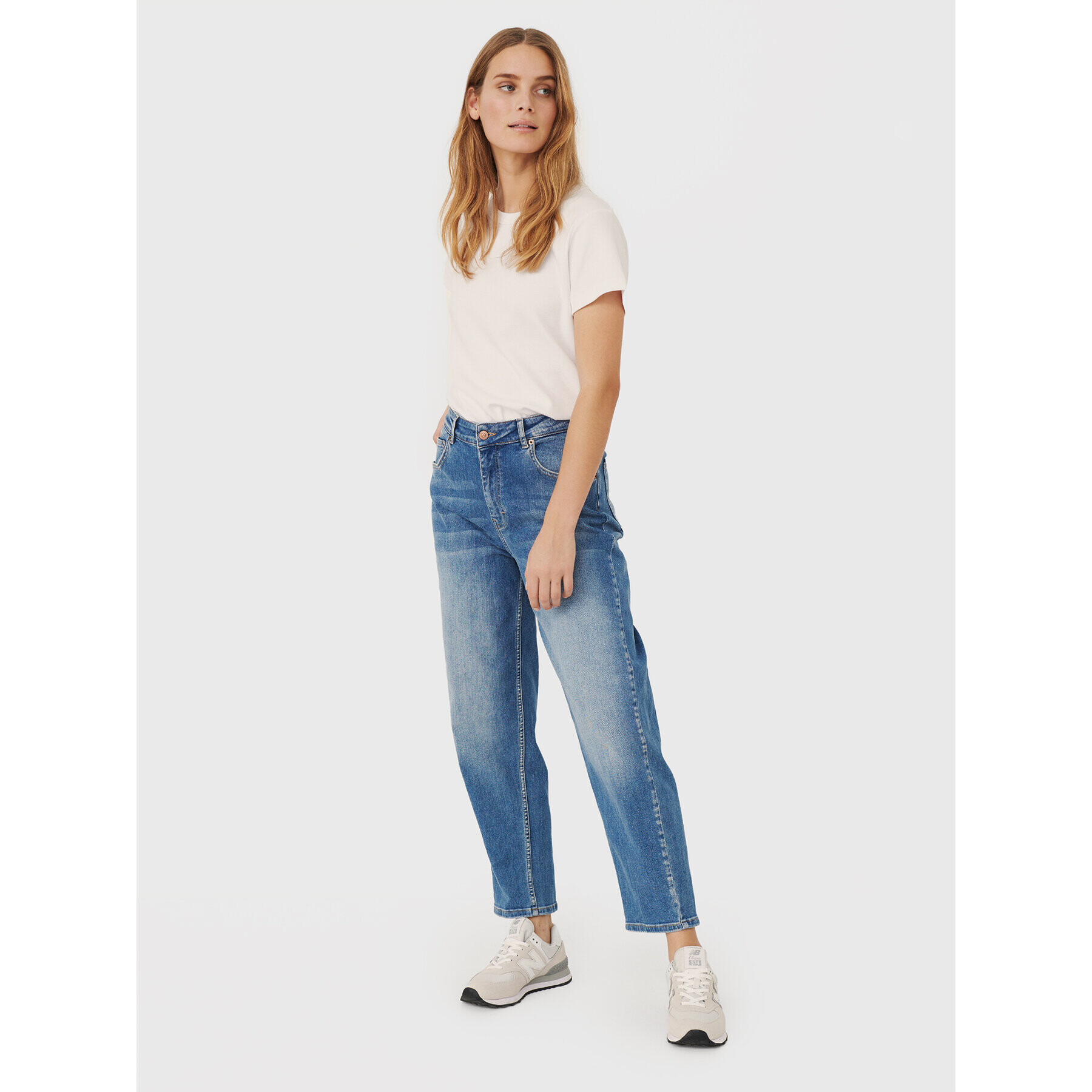Part Two Дънки Hela 30305848 Син Mom Fit - Pepit.bg