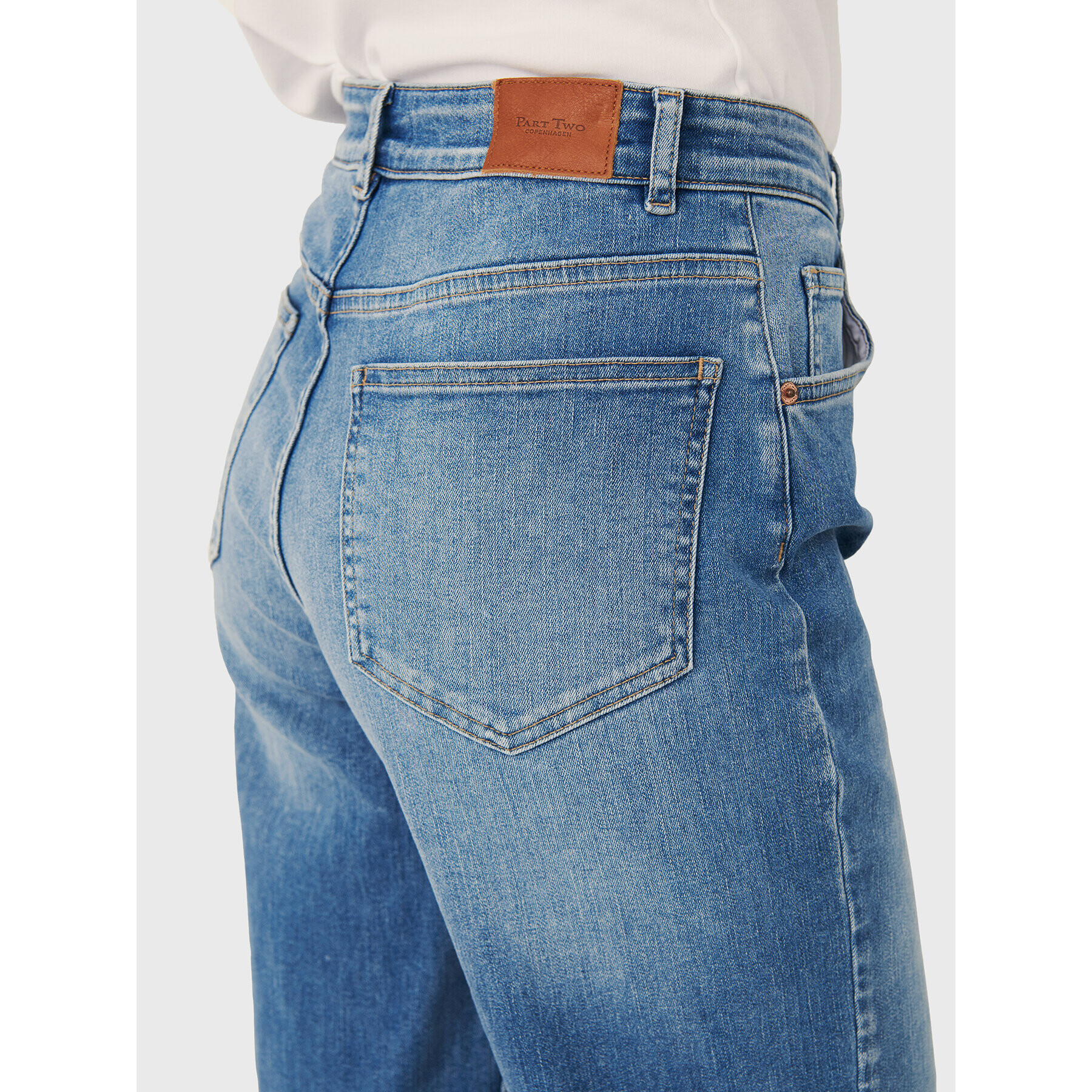 Part Two Дънки Hela 30305848 Син Mom Fit - Pepit.bg