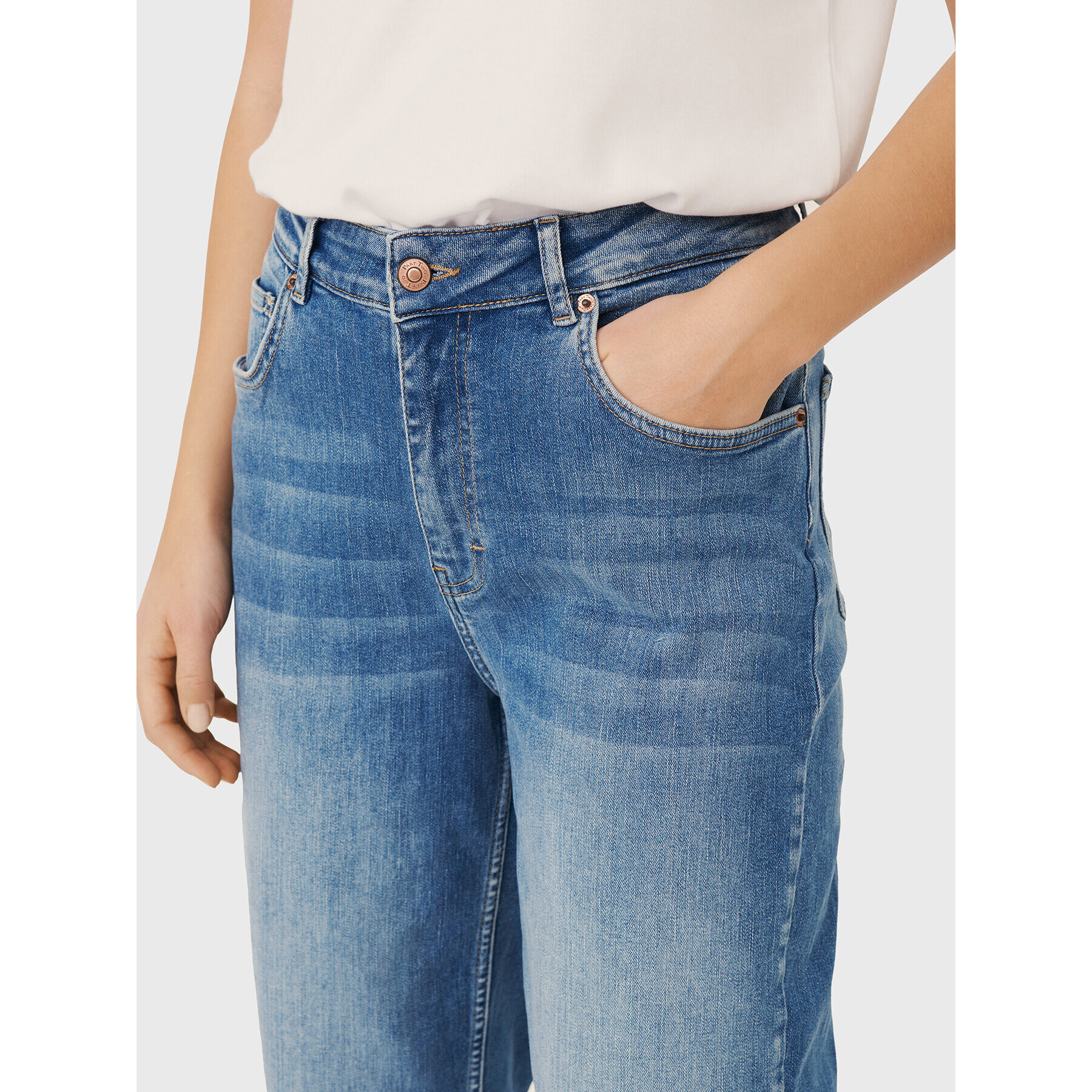 Part Two Дънки Hela 30305848 Син Mom Fit - Pepit.bg