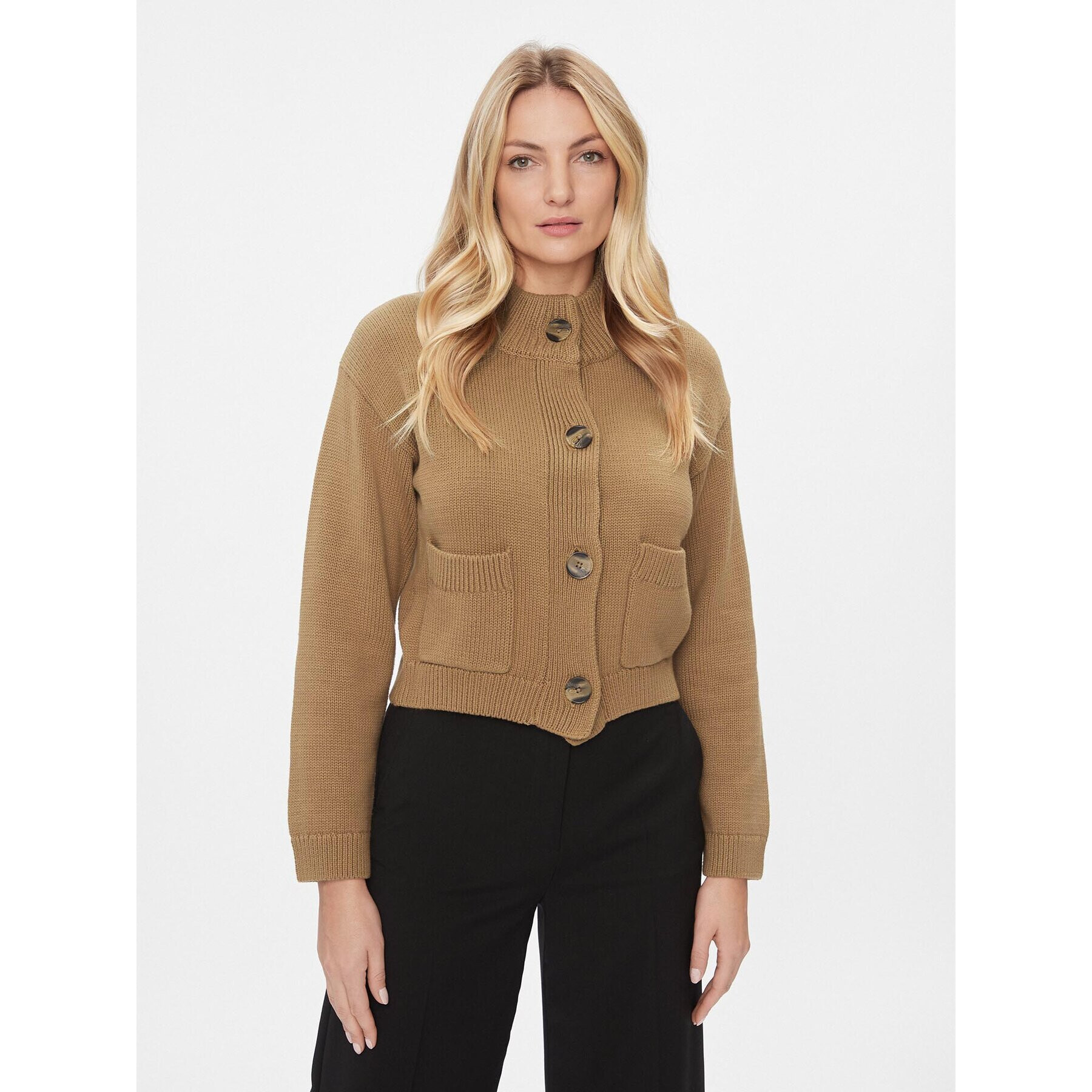 Part Two Кардиган Clene 30307966 Кафяв Regular Fit - Pepit.bg