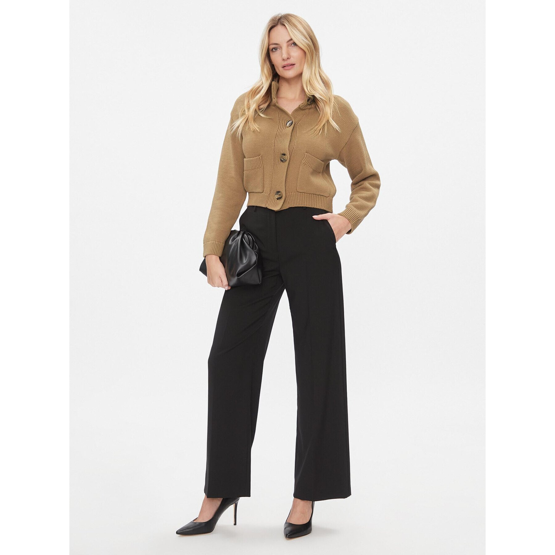 Part Two Кардиган Clene 30307966 Кафяв Regular Fit - Pepit.bg