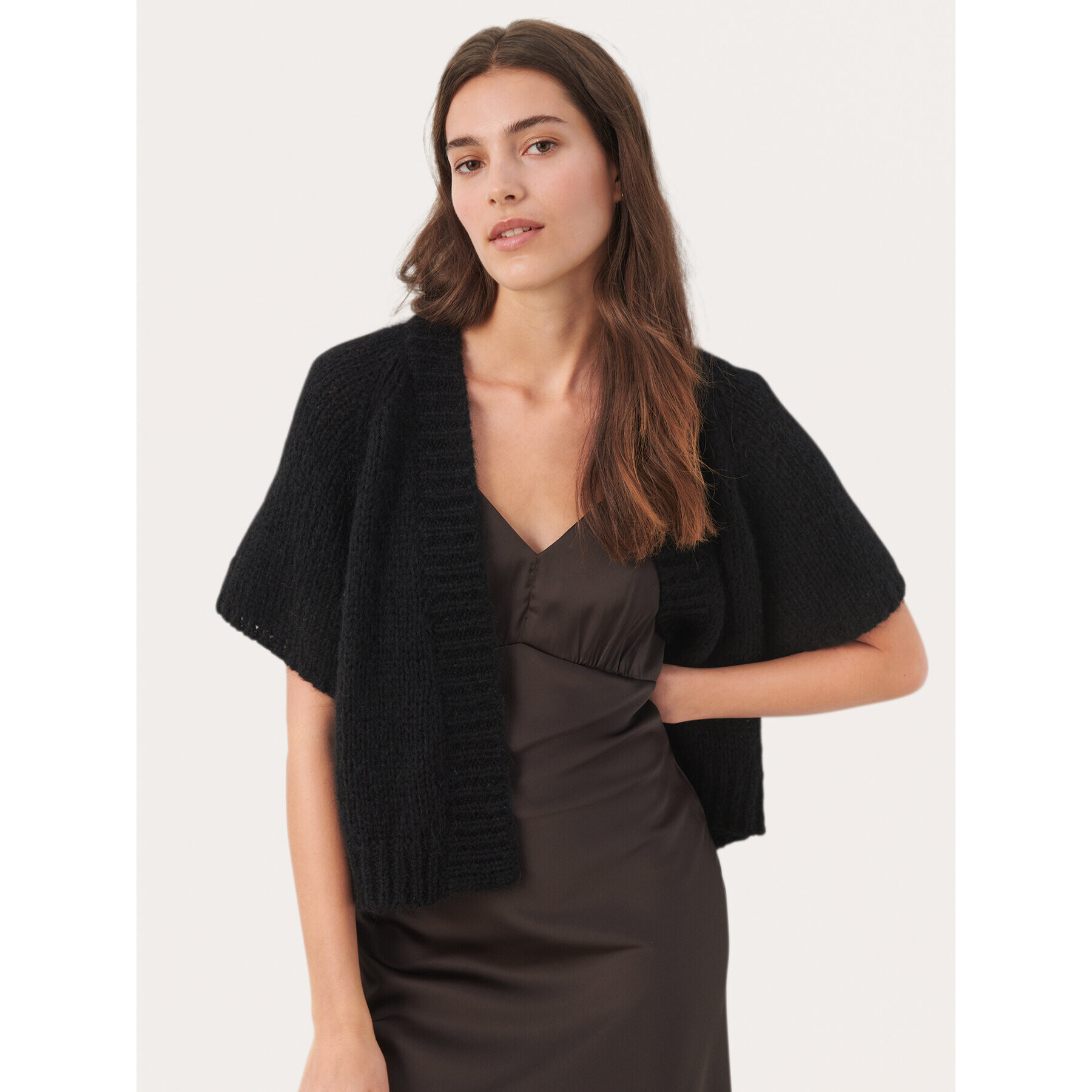 Part Two Кардиган Diamina 30308188 Черен Regular Fit - Pepit.bg