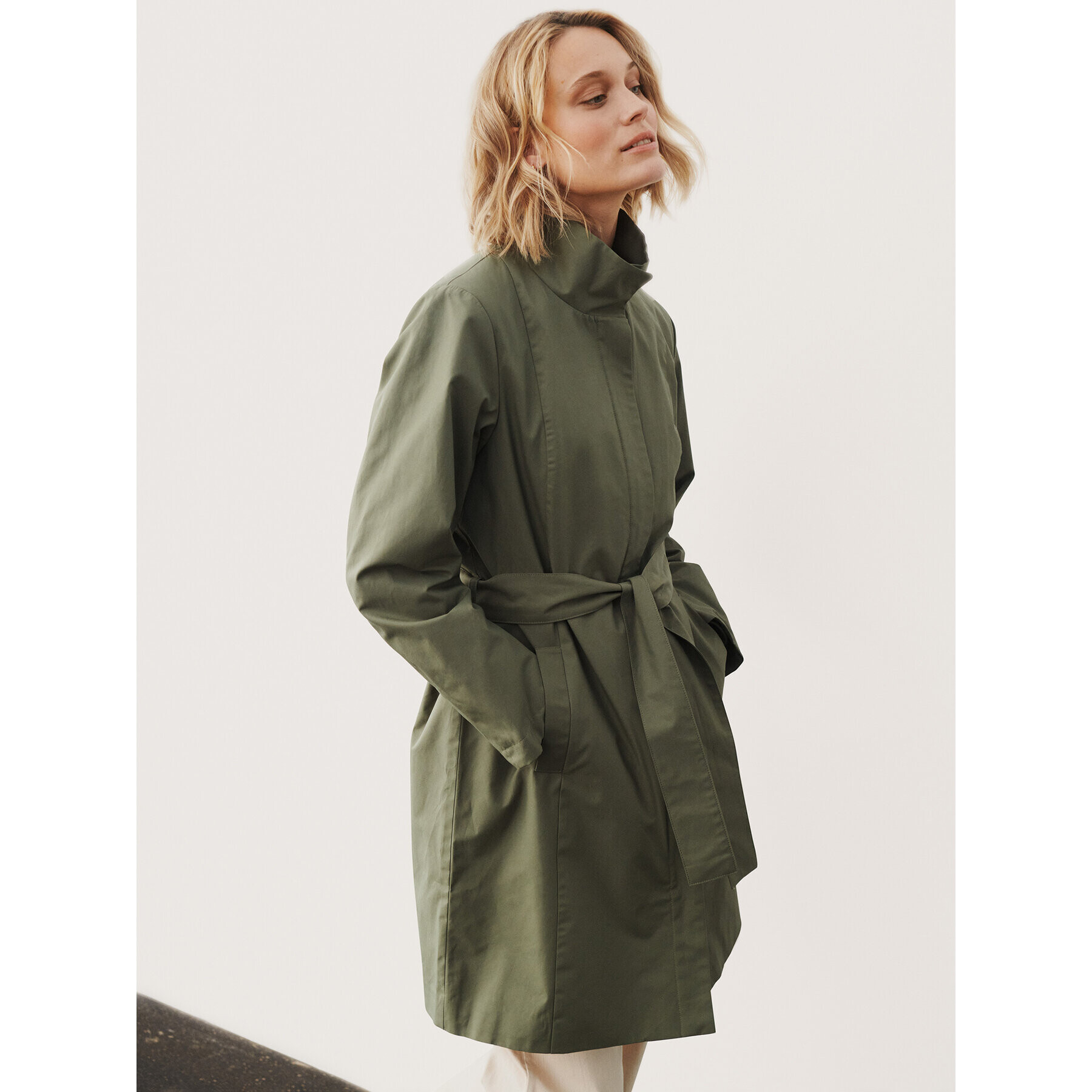 Part Two Преходно яке Carvine 30307445 Зелен Classic Fit - Pepit.bg