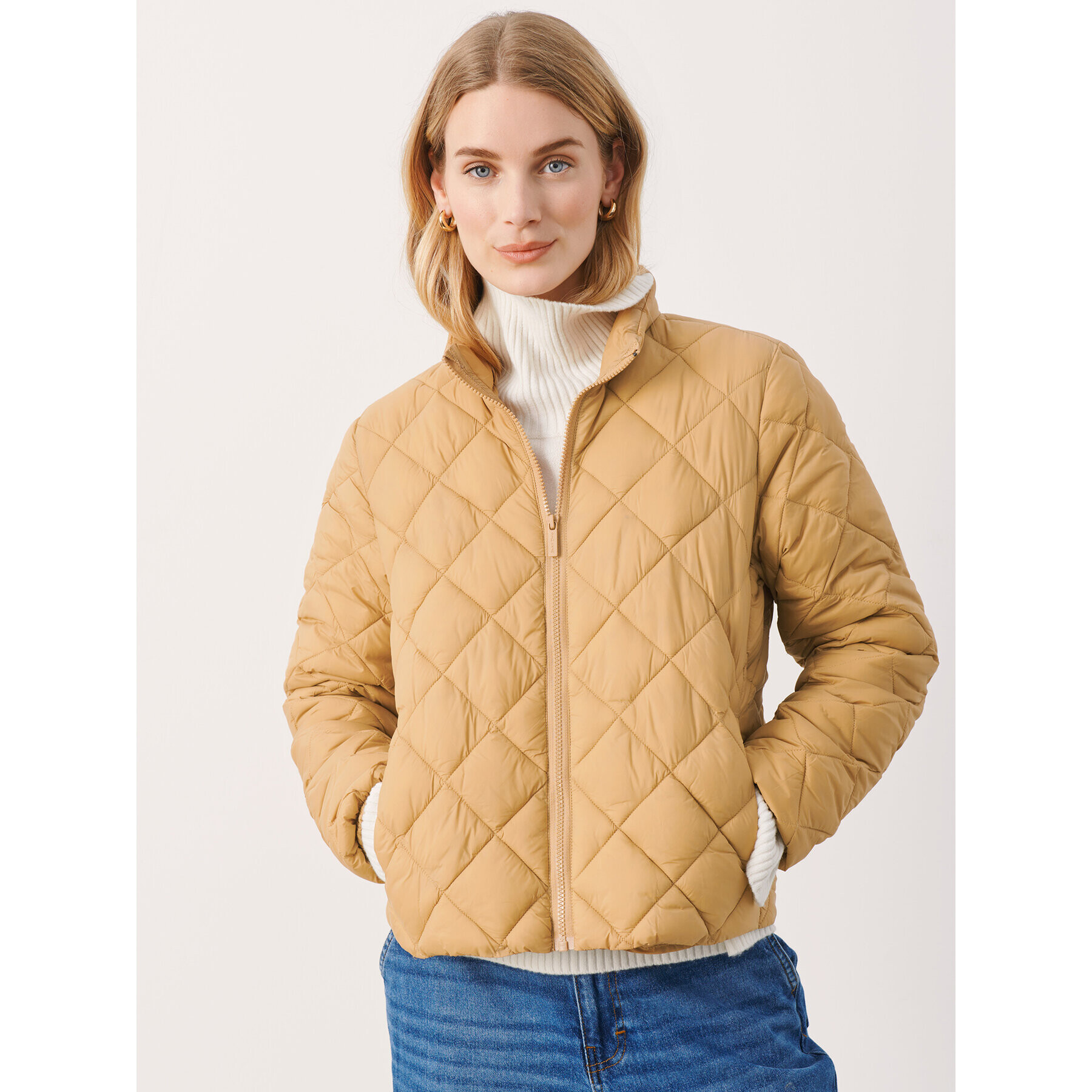 Part Two Преходно яке Olia 30307752 Бежов Regular Fit - Pepit.bg