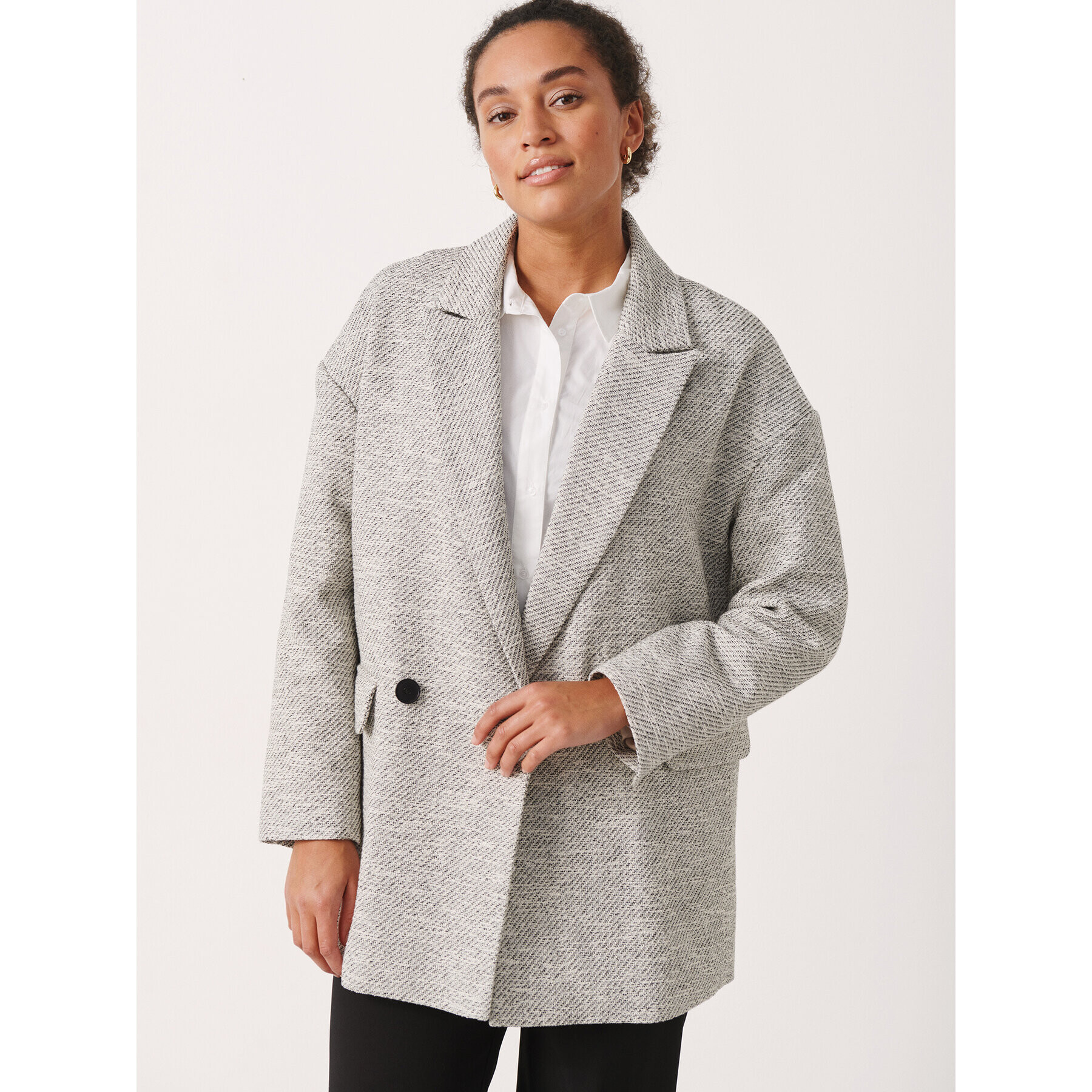 Part Two Сако Sarika 30307628 Сив Regular Fit - Pepit.bg