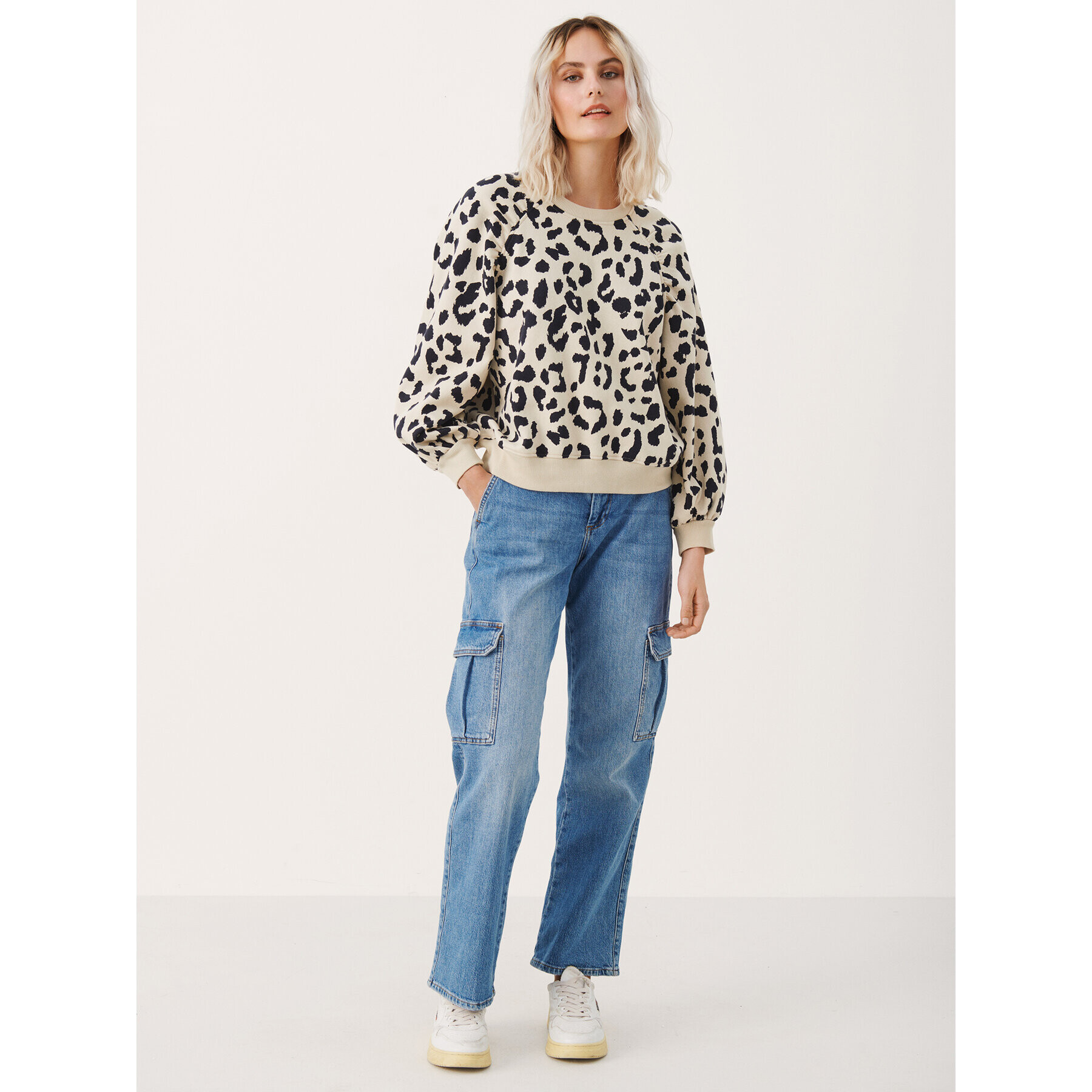 Part Two Суитшърт Teja 30307255 Екрю Relaxed Fit - Pepit.bg