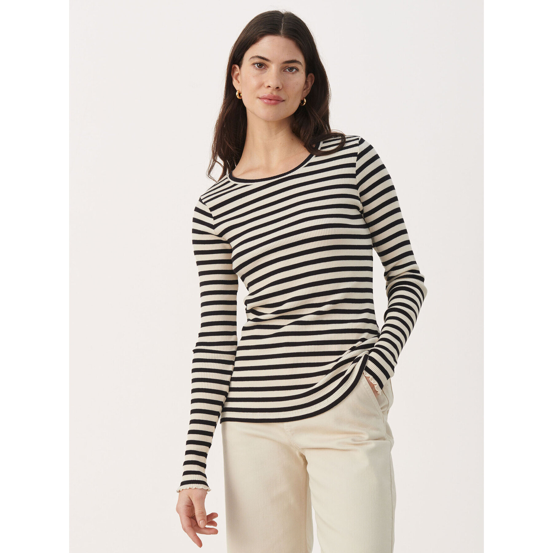 Part Two Тишърт Sakiko 30307536 Черен Slim Fit - Pepit.bg
