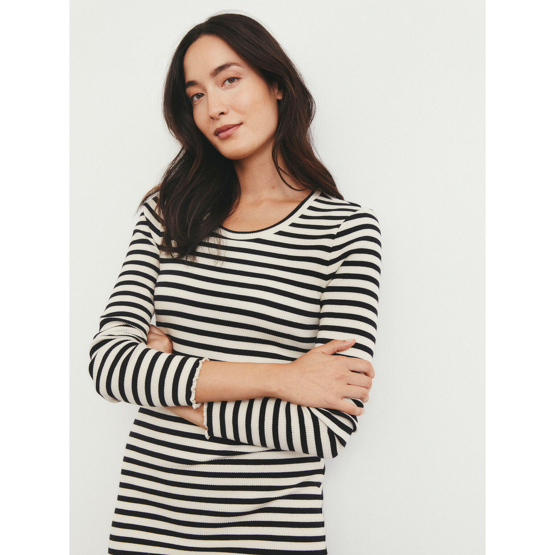 Part Two Тишърт Sakiko 30307536 Черен Slim Fit - Pepit.bg