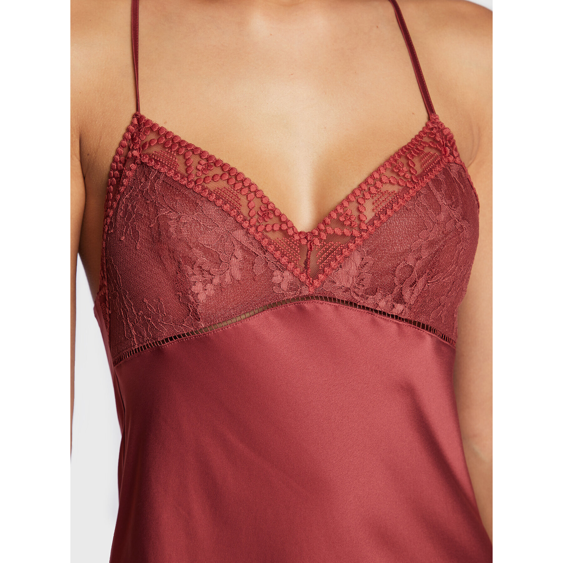 Passionata by Chantelle Нощница Olivia P49JD0 Бордо Regular Fit - Pepit.bg
