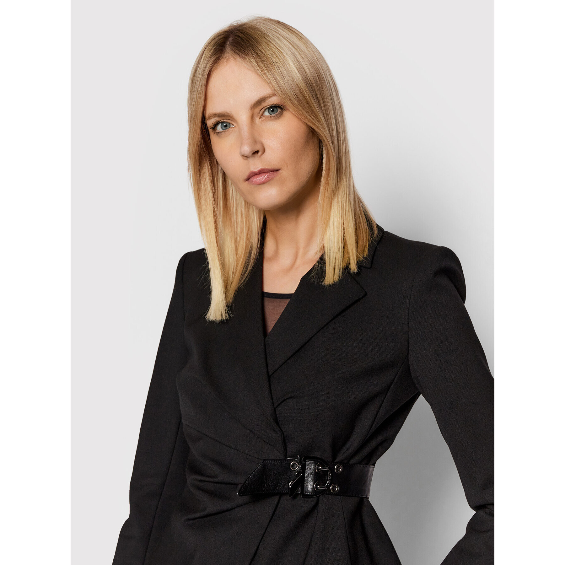 Patrizia Pepe Блейзър 2S1382/A1PH-K103 Черен Slim Fit - Pepit.bg