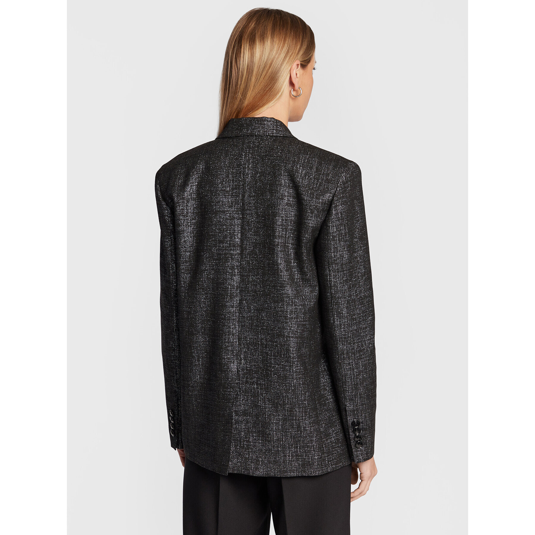 Patrizia Pepe Сако 2S1433/A166-I2Y2 Черен Oversize - Pepit.bg