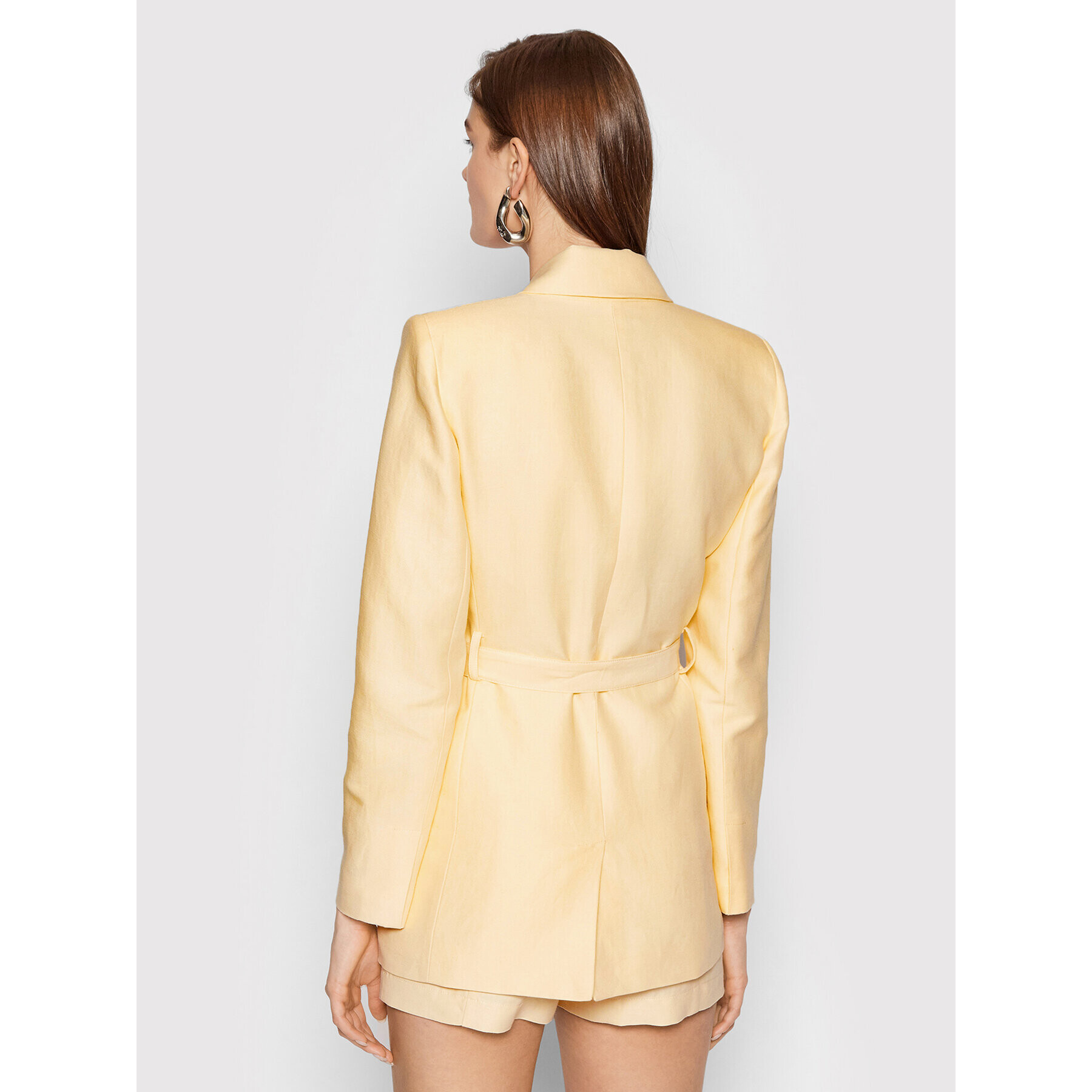 Patrizia Pepe Блейзър 8S0418/A017-M417 Жълт Regular Fit - Pepit.bg