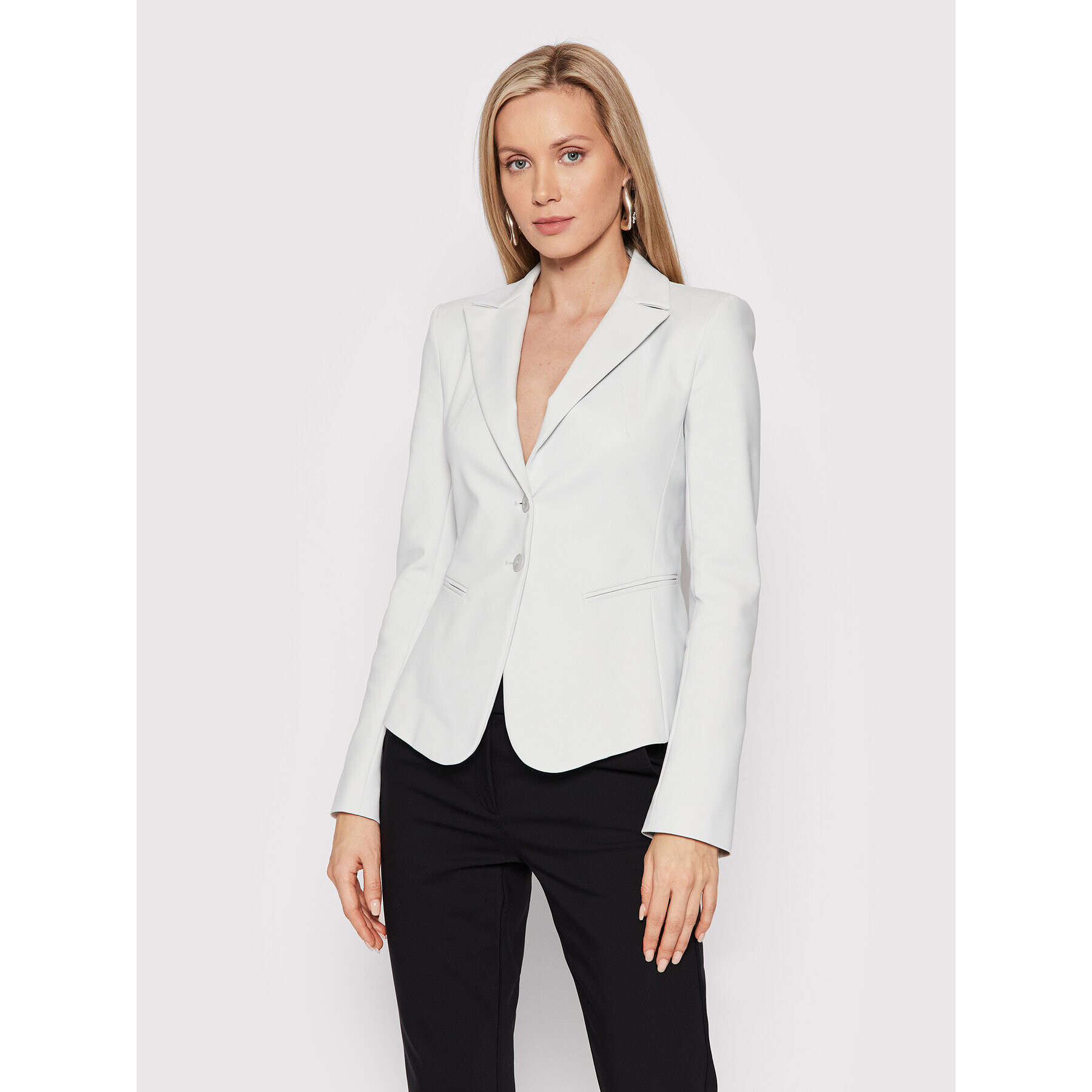 Patrizia Pepe Сако CSA112/AQ39-S633 Сив Slim Fit - Pepit.bg