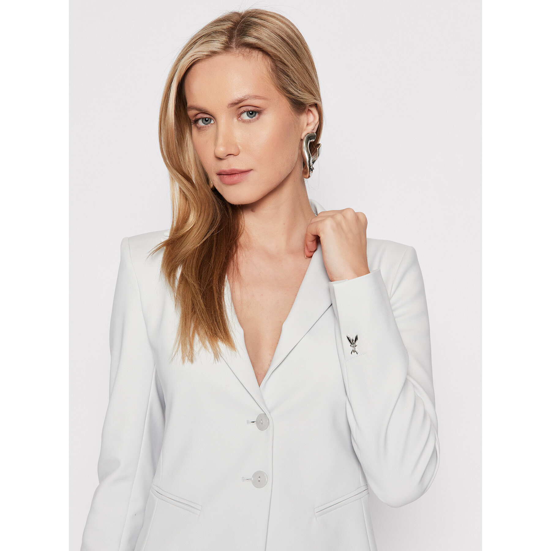 Patrizia Pepe Сако CSA112/AQ39-S633 Сив Slim Fit - Pepit.bg